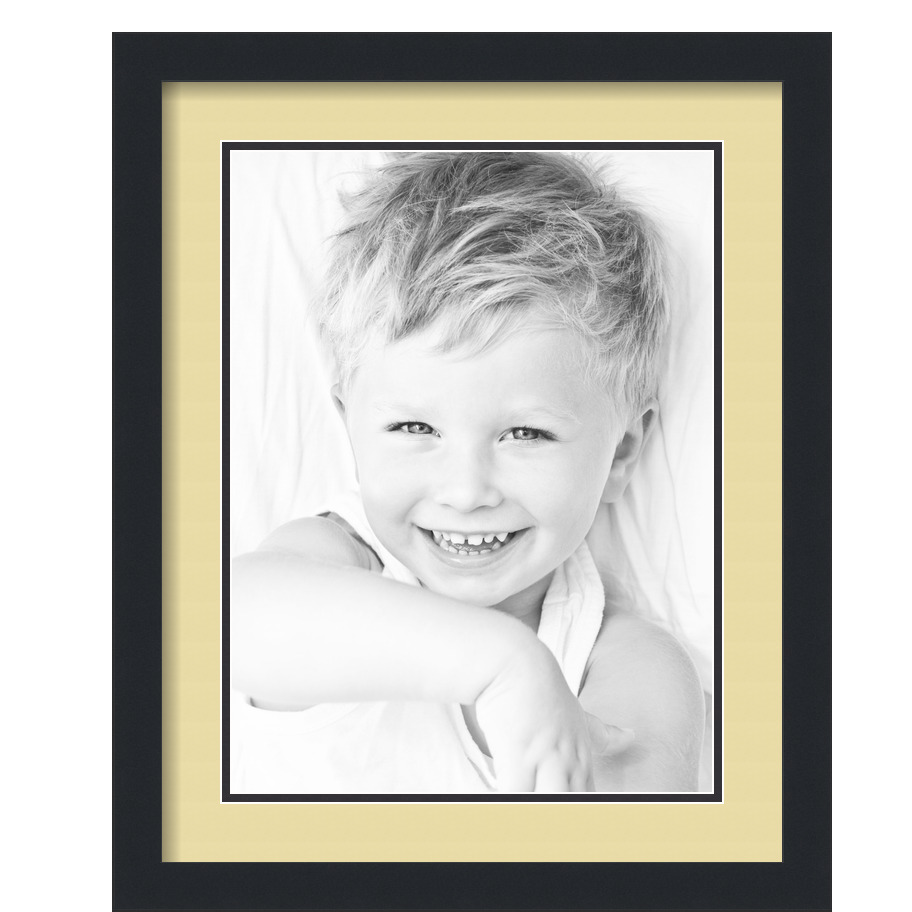 ArtToFrames Cornice portafoto nera opaca 16x20 con doppio tappetino 2", apertura 12x16 - Foto 482 di 497