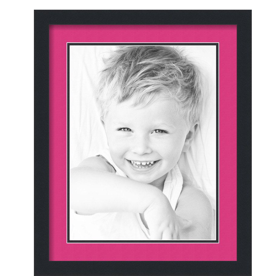 ArtToFrames Cornice portafoto nera opaca 16x20 con doppio tappetino 2", apertura 12x16 - Foto 362 di 497