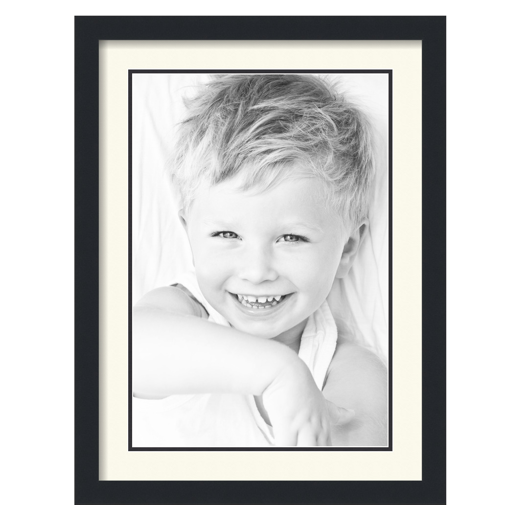 Marco de foto negro enmarañado ArtToFrames 17x23 con alfombra doble de 2", apertura de 13x19 - Imagen 298 de 497