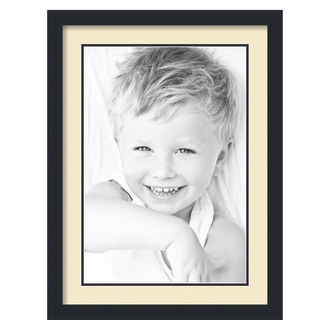 Marco de foto negro enmarañado ArtToFrames 17x23 con alfombra doble de 2", apertura de 13x19 - Imagen 274 de 497