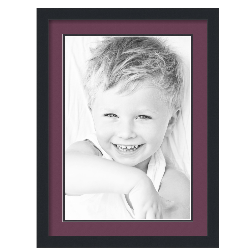 Marco de foto negro enmarañado ArtToFrames 17x23 con alfombra doble de 2", apertura de 13x19 - Imagen 410 de 497