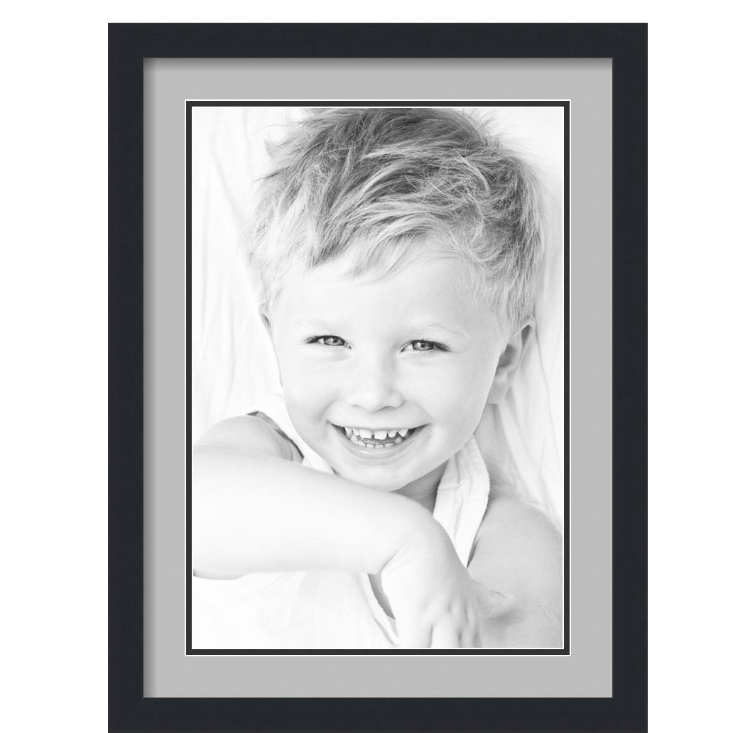 Marco de foto negro enmarañado ArtToFrames 17x23 con alfombra doble de 2", apertura de 13x19 - Imagen 218 de 497