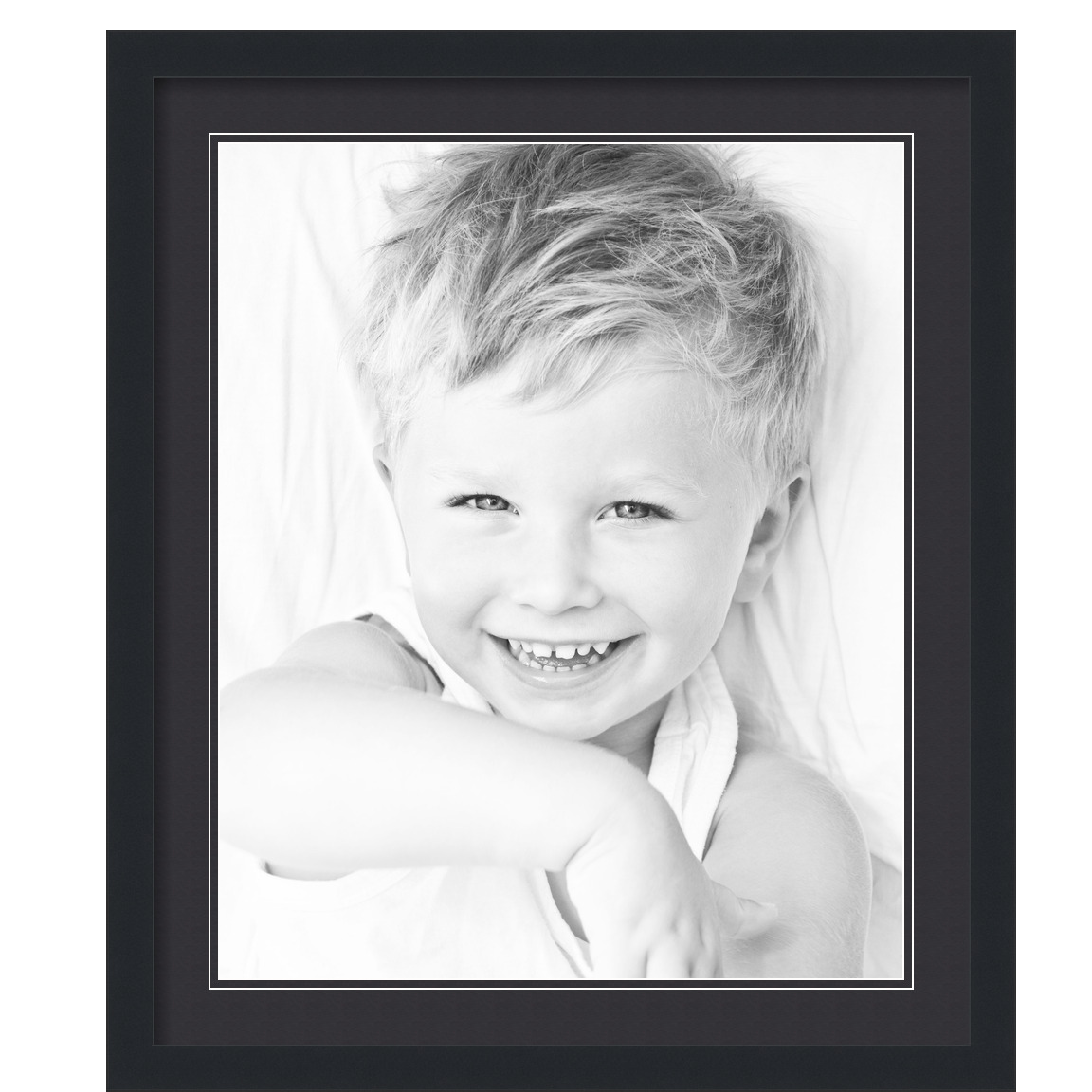 ArtToFrames Matted 22x26 Black Picture Frame With 2 Double Mat 18x22 arttoframes-matted-22x26-black-picture-frame-with-2-double-mat-18x22