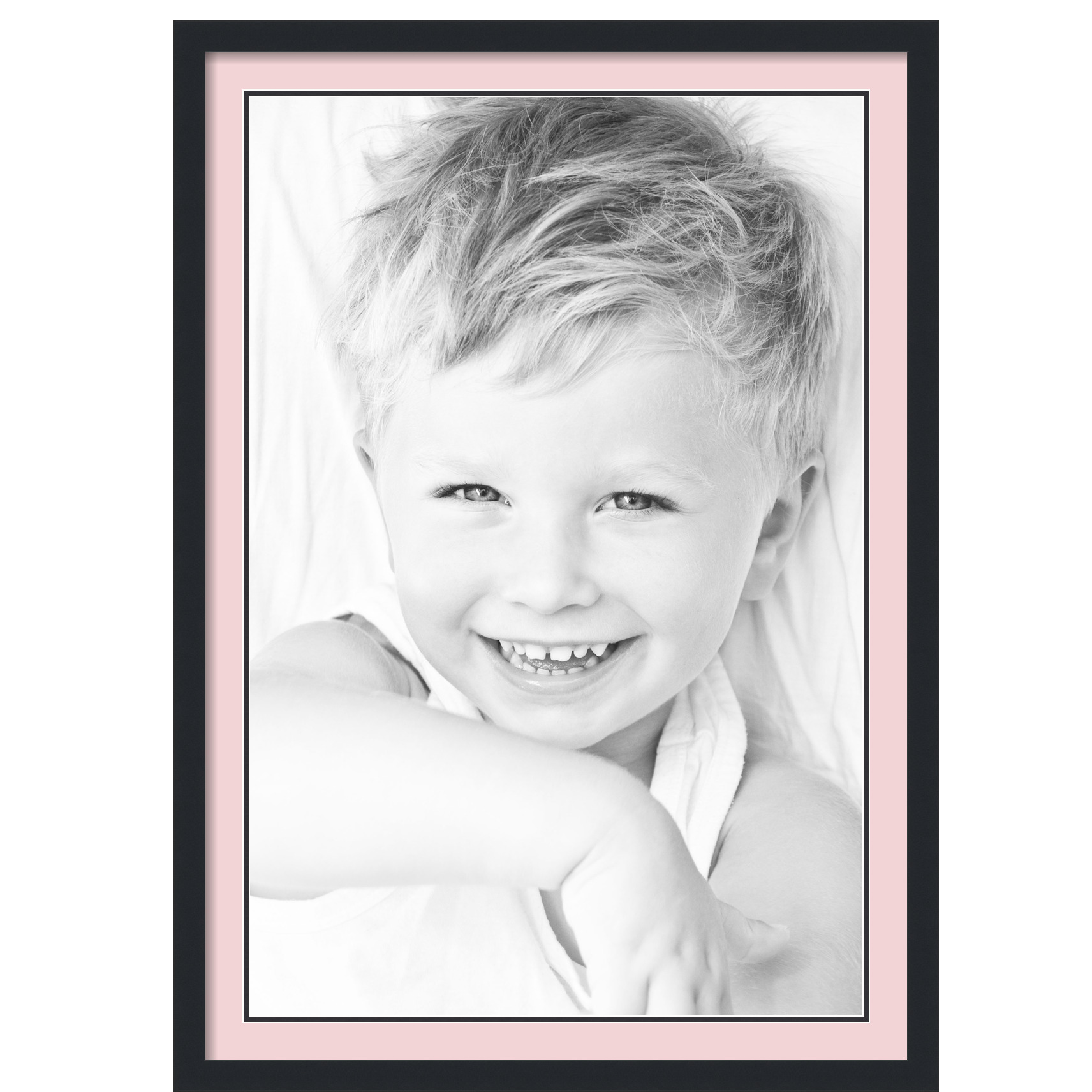 ArtToFrames Matted 28x40 Black Picture Frame with 2" Double Mat, 24x36 Opening - Picture 338 of 497