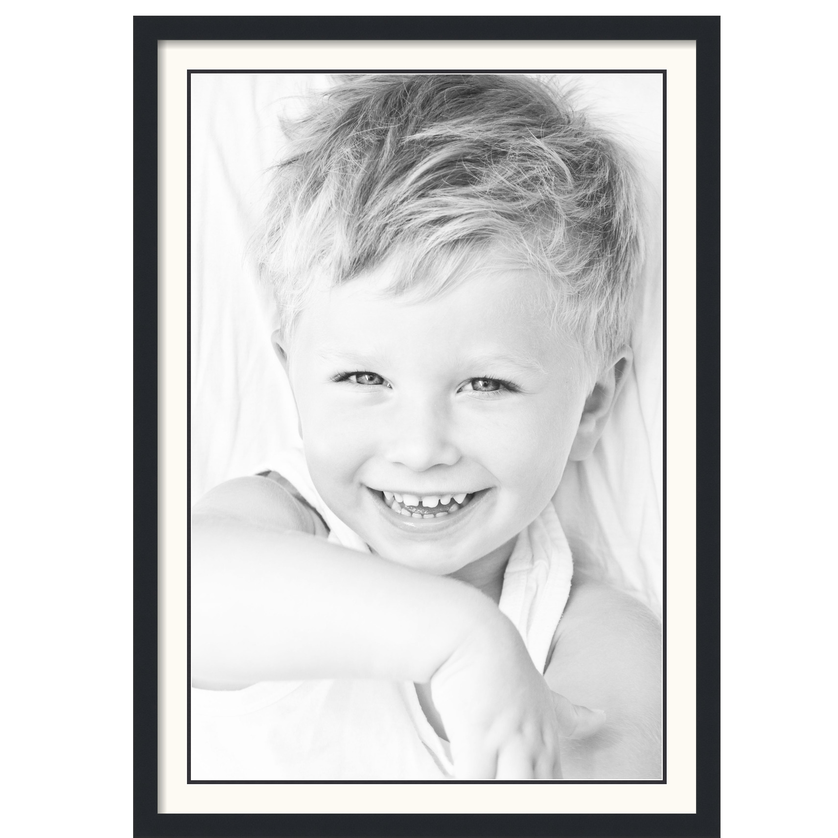 ArtToFrames Matted 28x40 Black Picture Frame with 2" Double Mat, 24x36 Opening - Picture 474 of 497