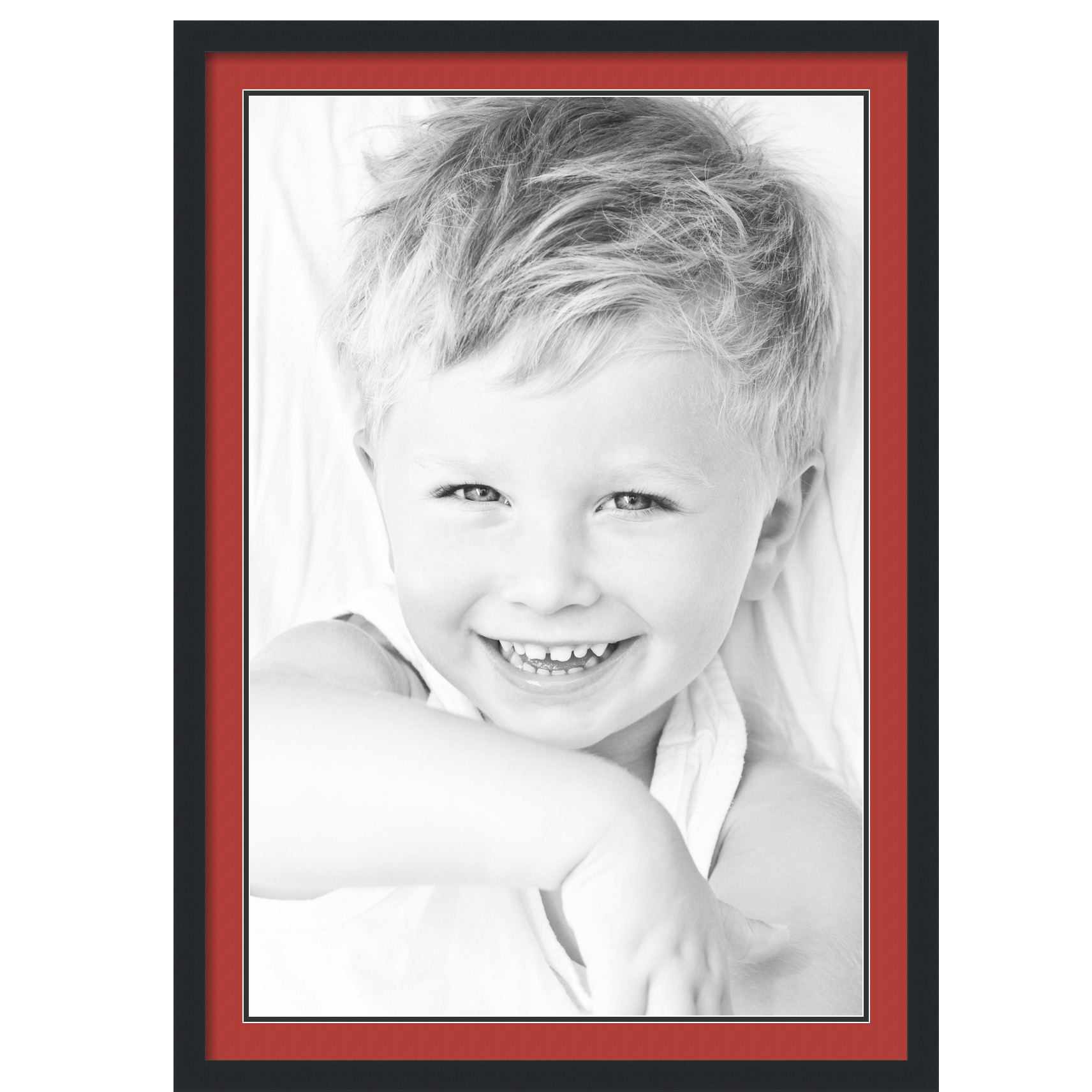 ArtToFrames Matted 28x40 Black Picture Frame with 2" Double Mat, 24x36 Opening - Picture 378 of 497