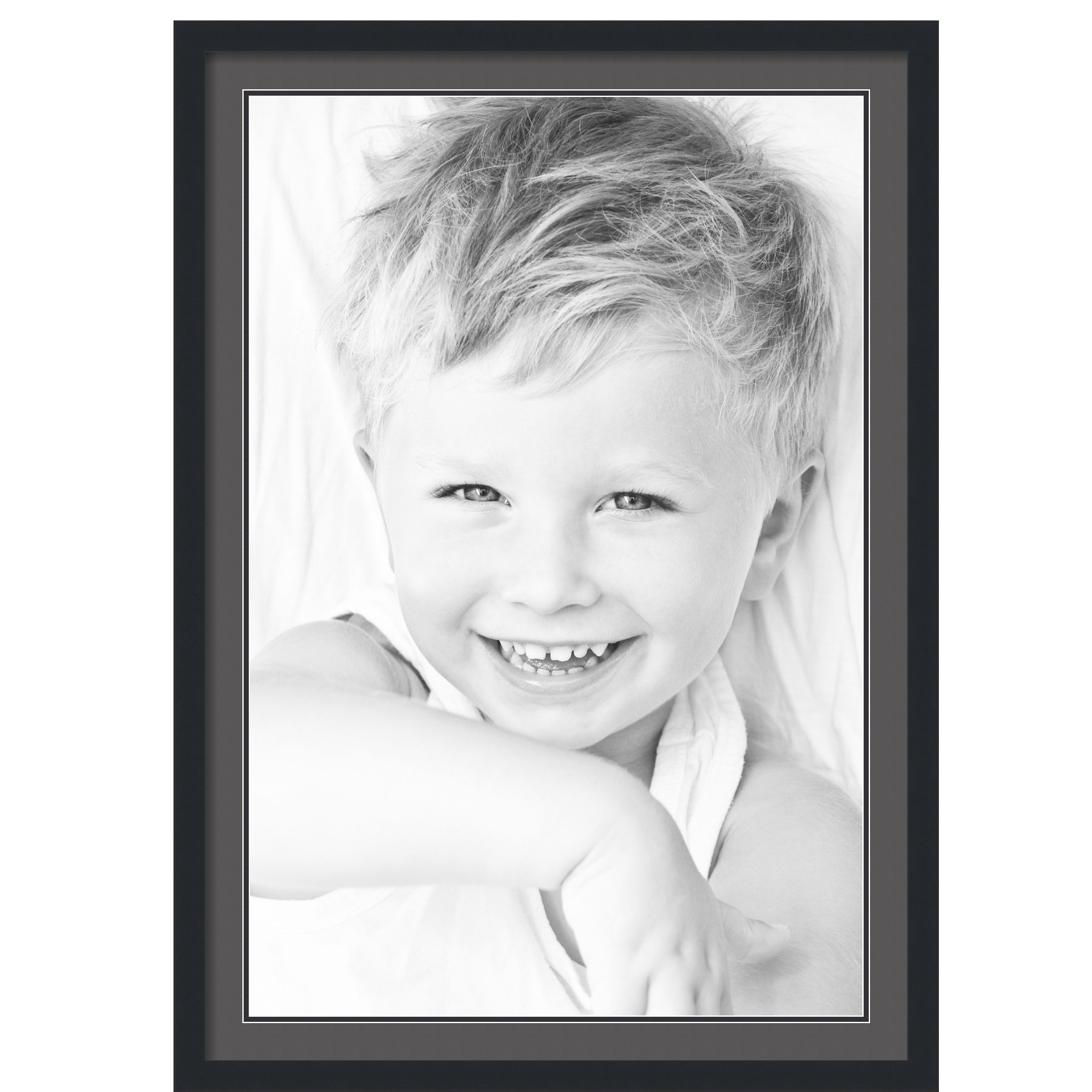 ArtToFrames Matted 28x40 Black Picture Frame with 2" Double Mat, 24x36 Opening - Picture 18 of 497