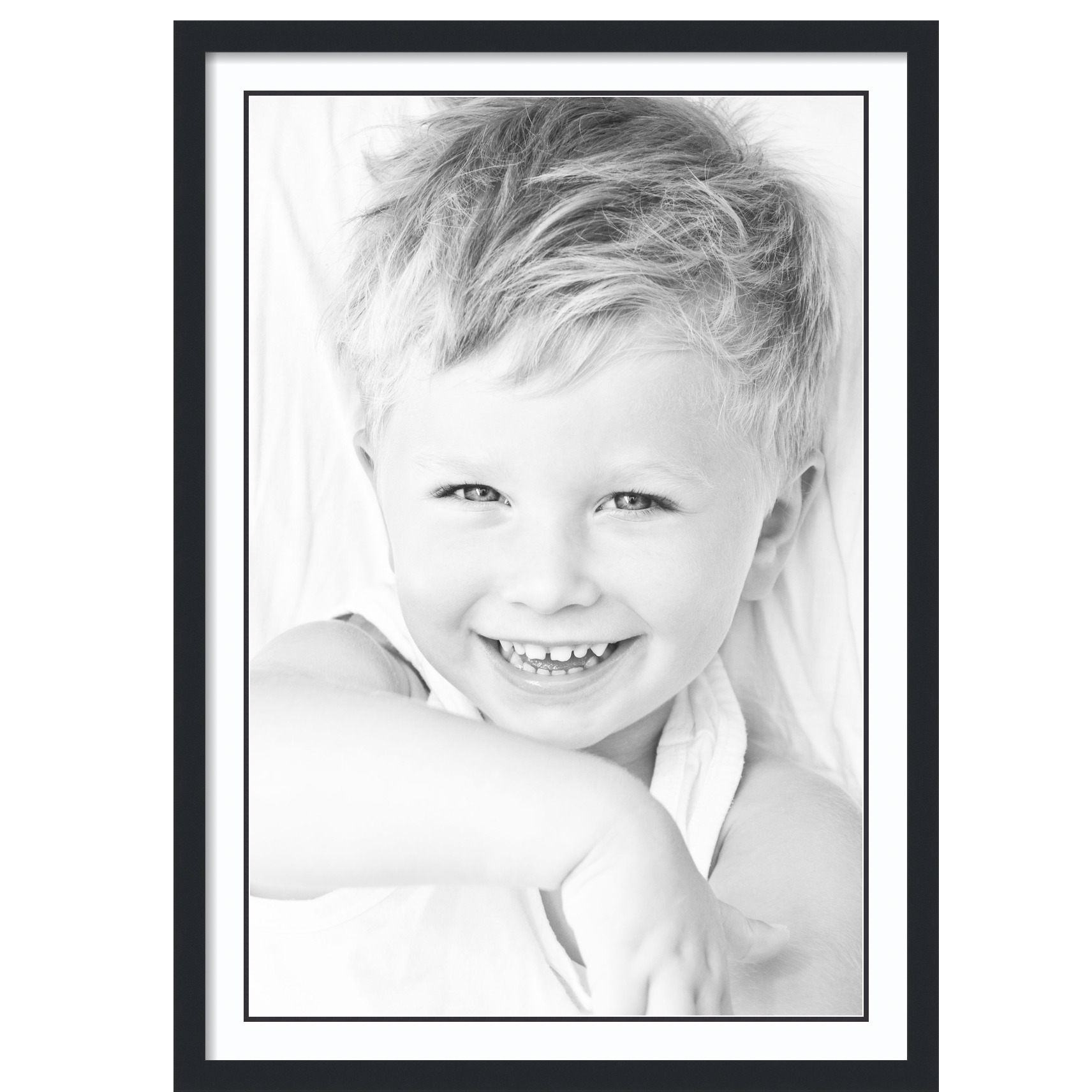 ArtToFrames Matted 28x40 Black Picture Frame with 2" Double Mat, 24x36 Opening - Picture 2 of 497
