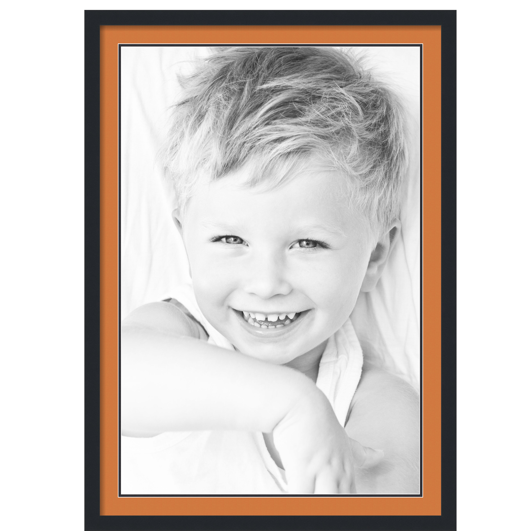 ArtToFrames Matted 28x40 Black Picture Frame with 2" Double Mat, 24x36 Opening - Picture 322 of 497