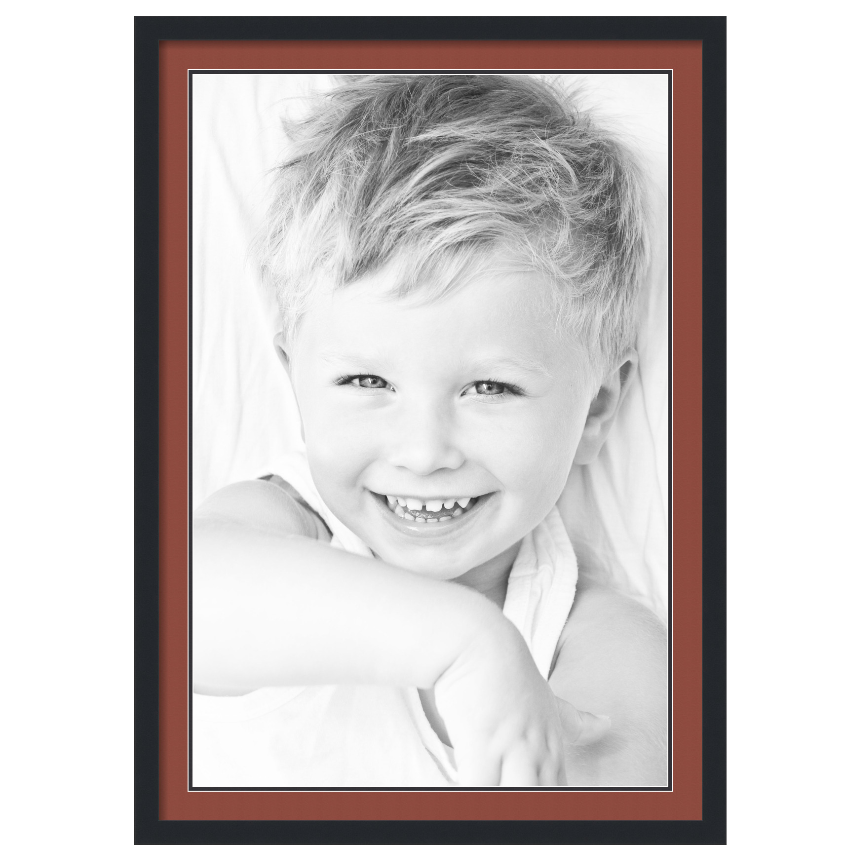 ArtToFrames Matted 28x40 Black Picture Frame with 2" Double Mat, 24x36 Opening - Picture 106 of 497