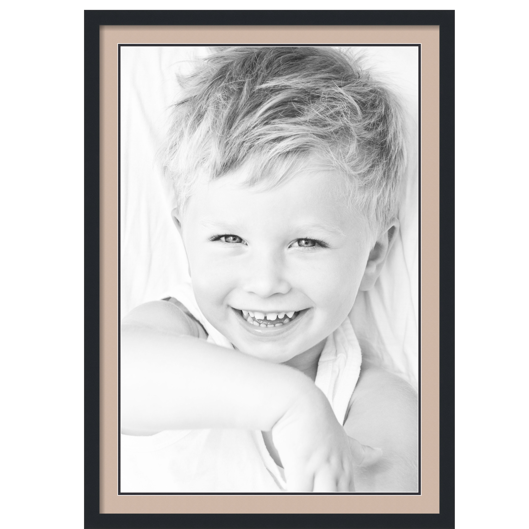 ArtToFrames Matted 28x40 Black Picture Frame with 2" Double Mat, 24x36 Opening - Picture 194 of 497