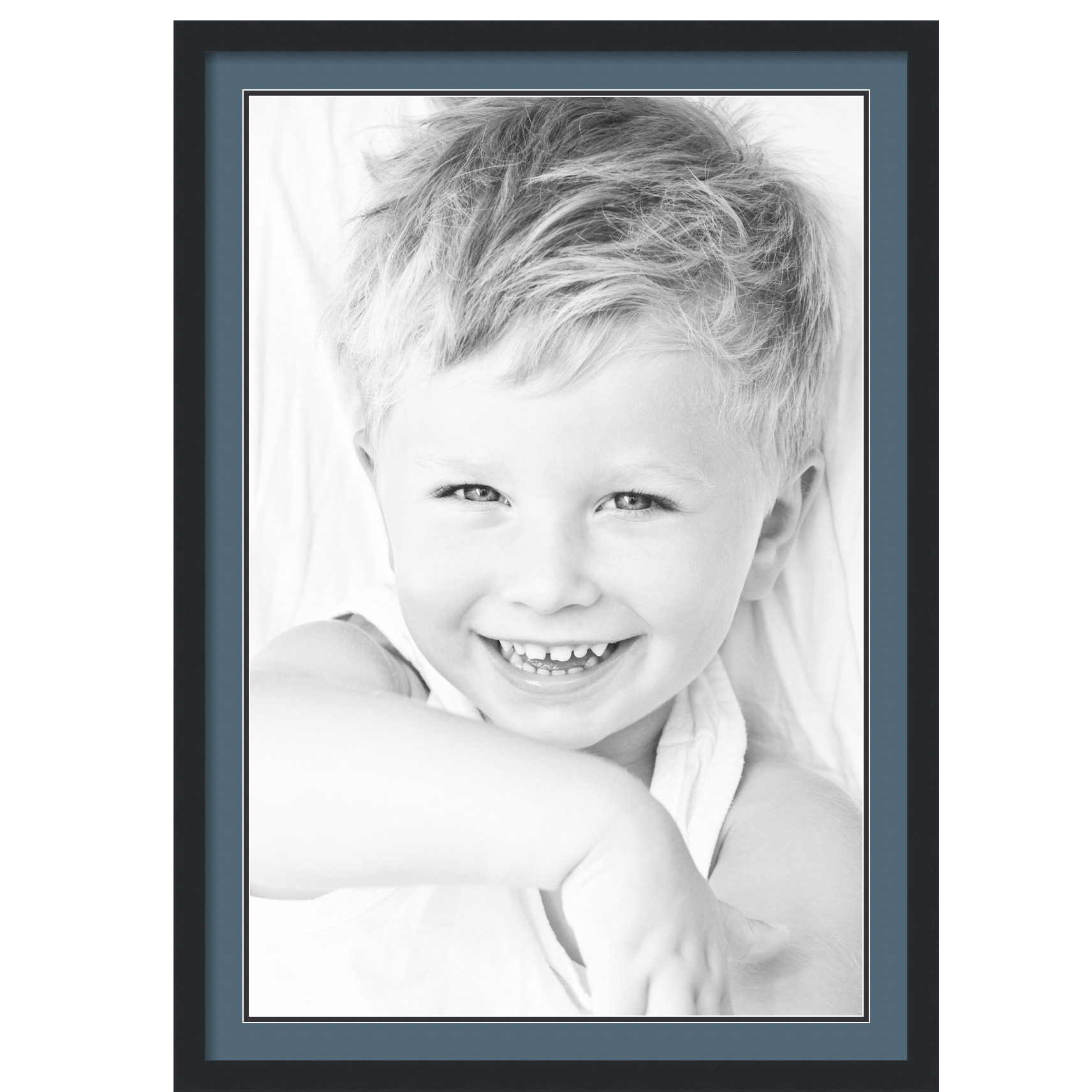 ArtToFrames Matted 28x40 Black Picture Frame with 2" Double Mat, 24x36 Opening - Picture 50 of 497