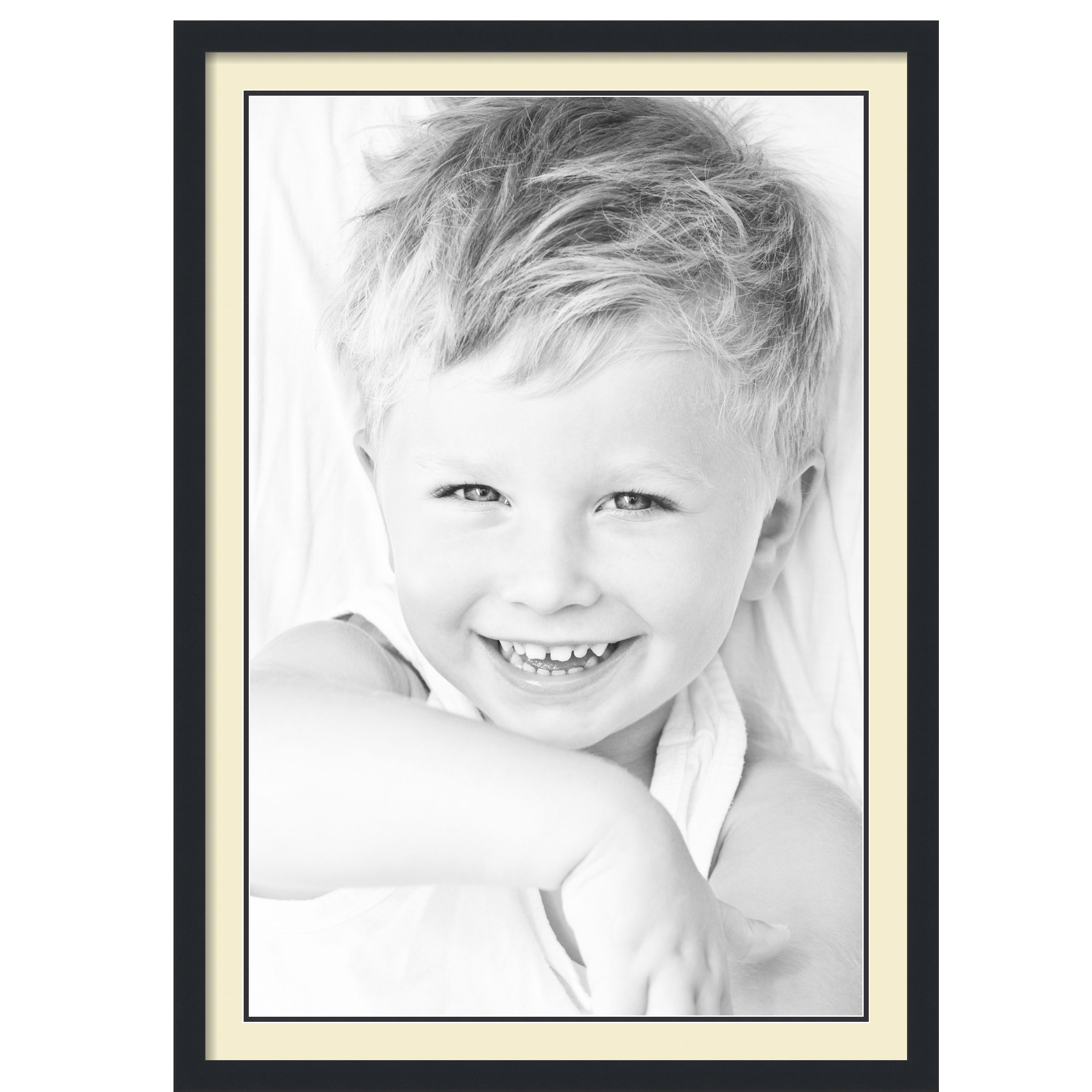 ArtToFrames Matted 28x40 Black Picture Frame with 2" Double Mat, 24x36 Opening - Picture 306 of 497