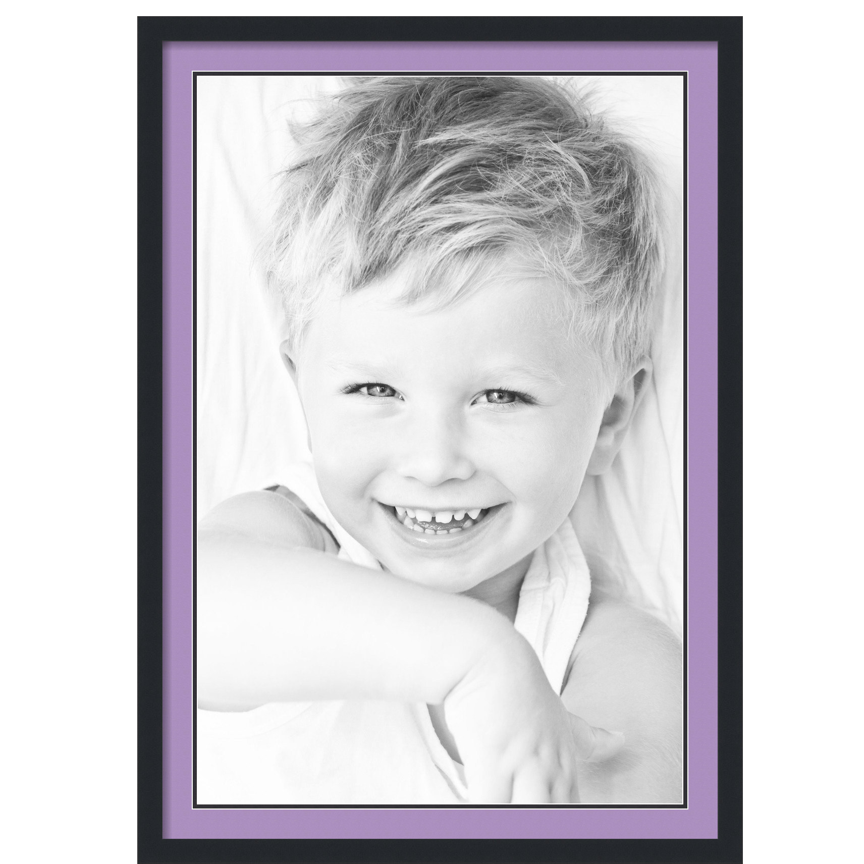 ArtToFrames Matted 28x40 Black Picture Frame with 2" Double Mat, 24x36 Opening - Picture 346 of 497
