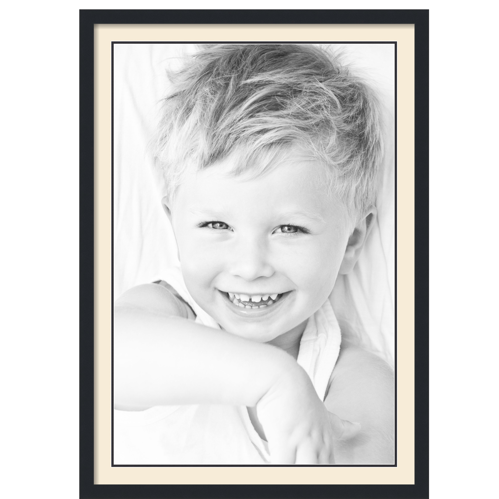 ArtToFrames Matted 28x40 Black Picture Frame with 2" Double Mat, 24x36 Opening - Picture 290 of 497