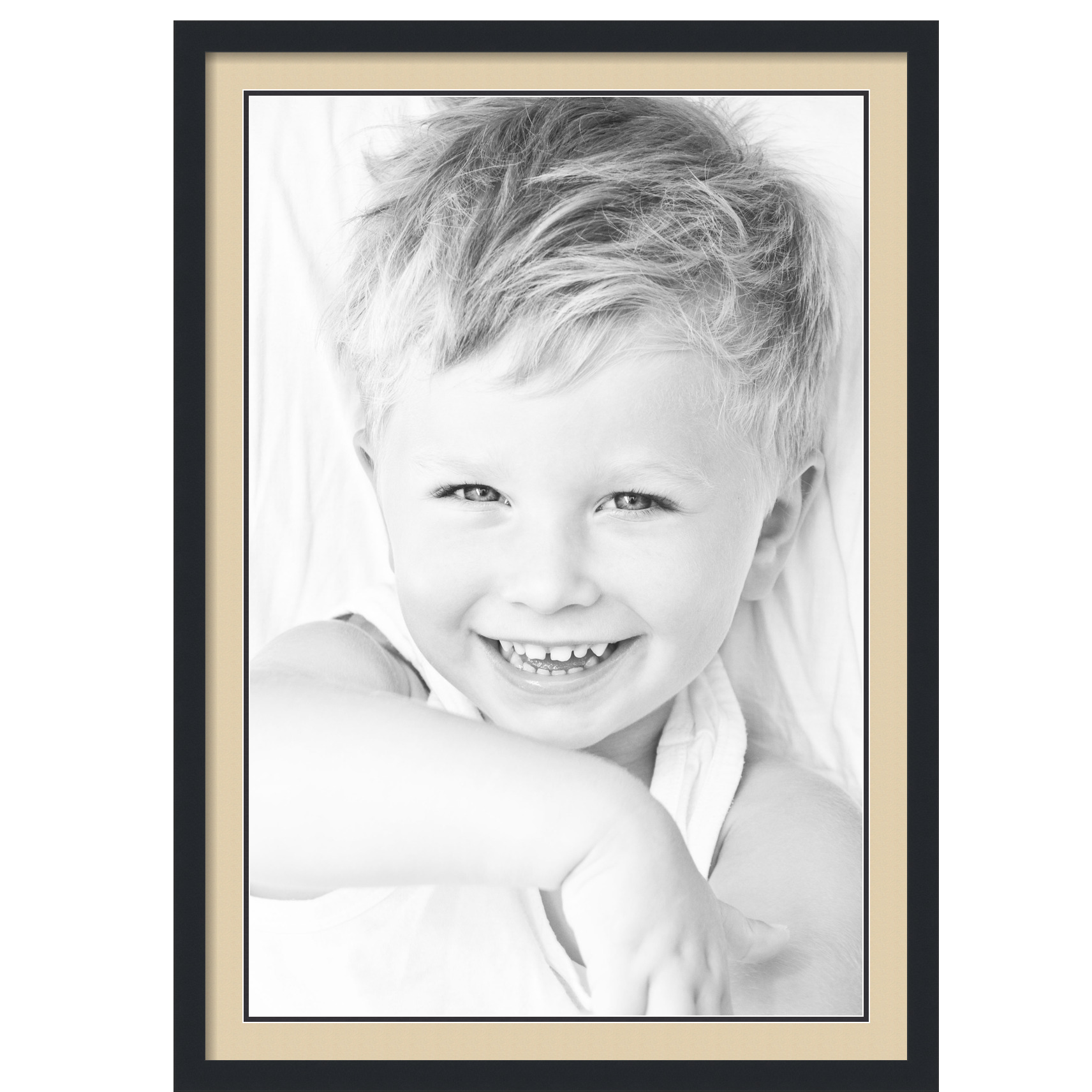 ArtToFrames Matted 28x40 Black Picture Frame with 2" Double Mat, 24x36 Opening - Picture 178 of 497