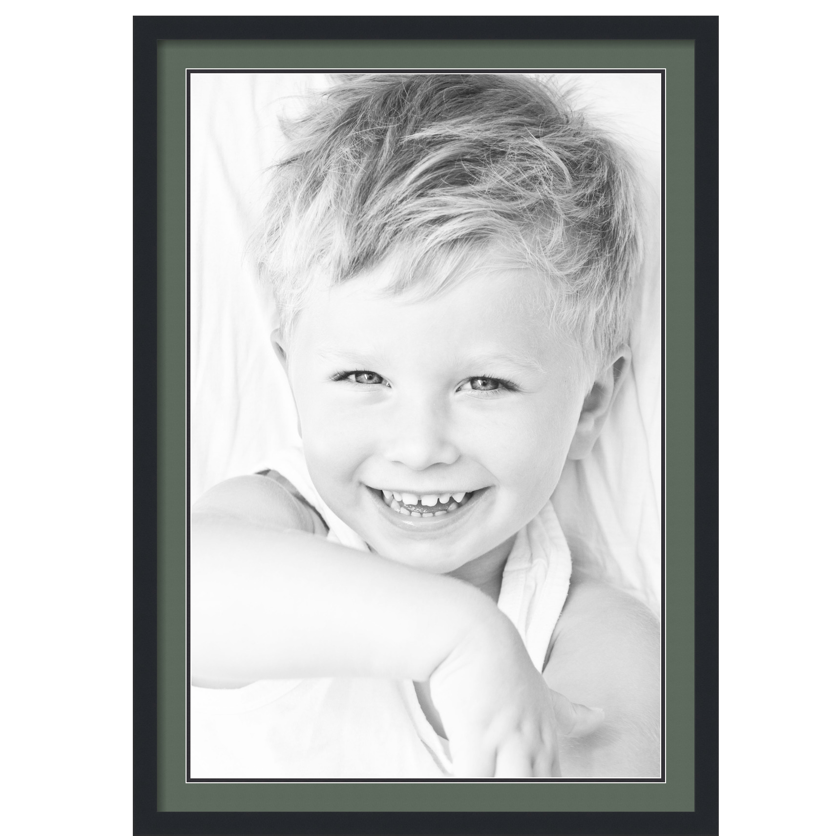 ArtToFrames Matted 28x40 Black Picture Frame with 2" Double Mat, 24x36 Opening - Picture 234 of 497