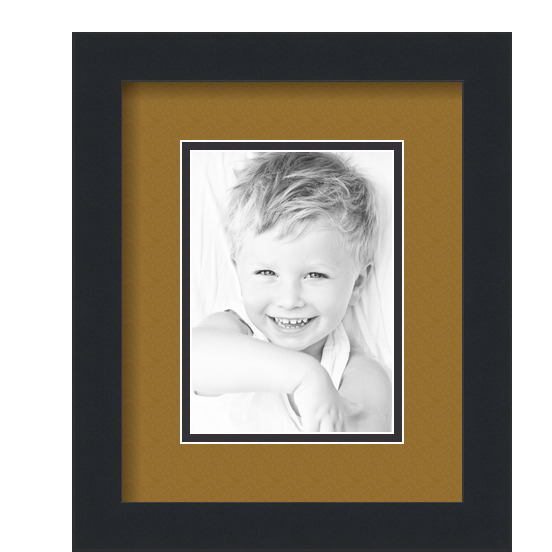 ArtToFrames Matted 9x11 Black Picture Frame with 2" Double Mat, 5x7 Opening - Picture 170 of 497