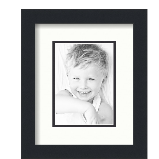 ArtToFrames Matted 9x11 Black Picture Frame with 2" Double Mat, 5x7 Opening - Picture 450 of 497
