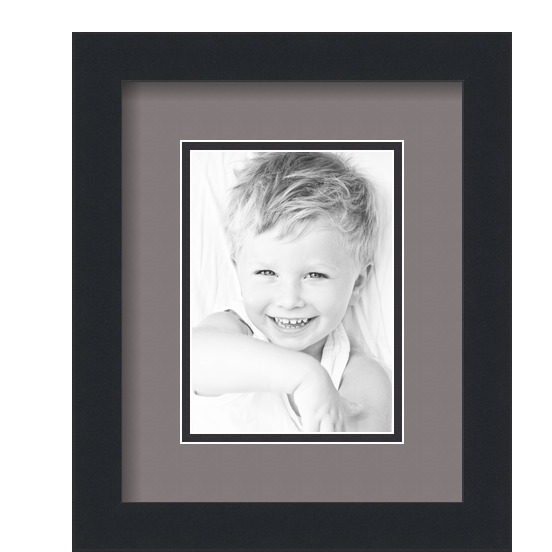 ArtToFrames Matted 9x11 Black Picture Frame with 2" Double Mat, 5x7 Opening - Picture 210 of 497