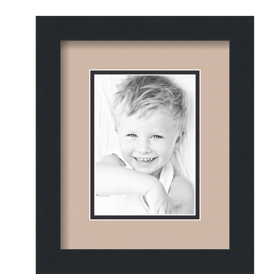 ArtToFrames Matted 9x11 Black Picture Frame with 2" Double Mat, 5x7 Opening - Picture 194 of 497