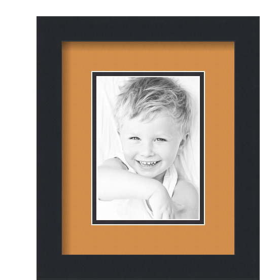 ArtToFrames Matted 9x11 Black Picture Frame with 2" Double Mat, 5x7 Opening - Picture 314 of 497