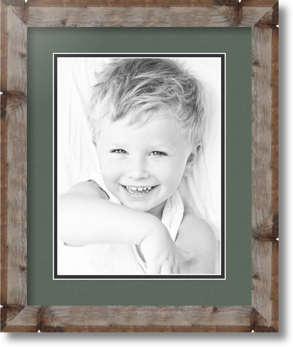 ArtToFrames Matted 13x16 Natural Picture Frame with 2 ...