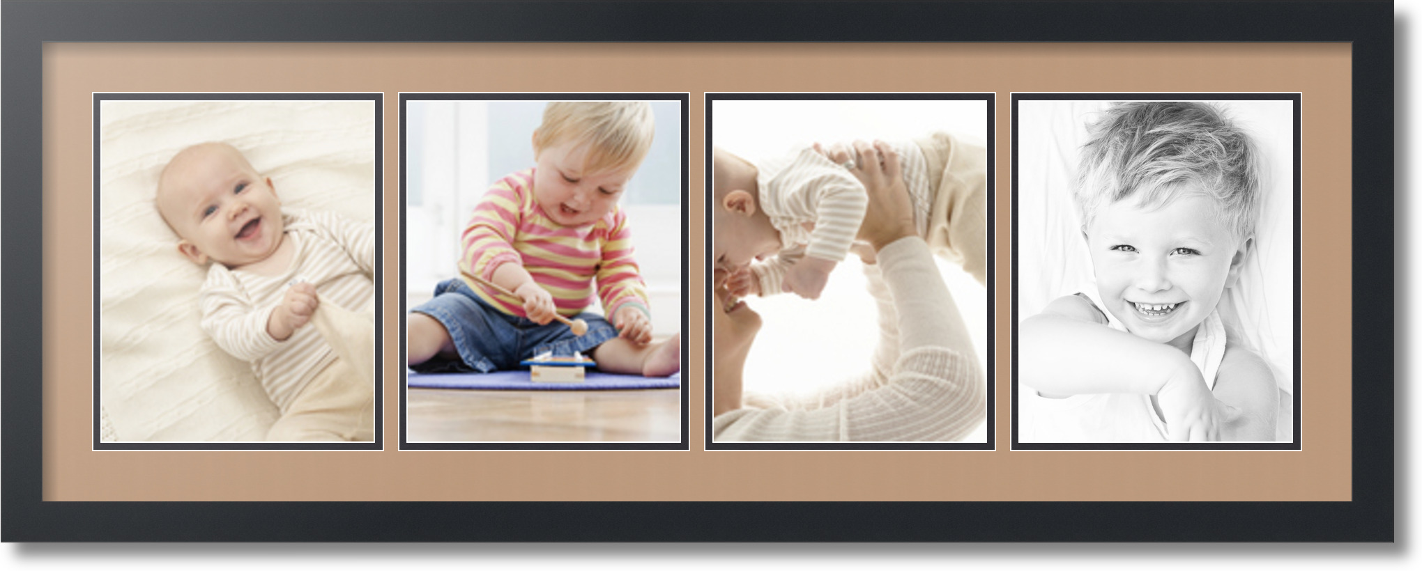 ArtToFrames Collage Mat Picture Photo Frame - 4 8x10