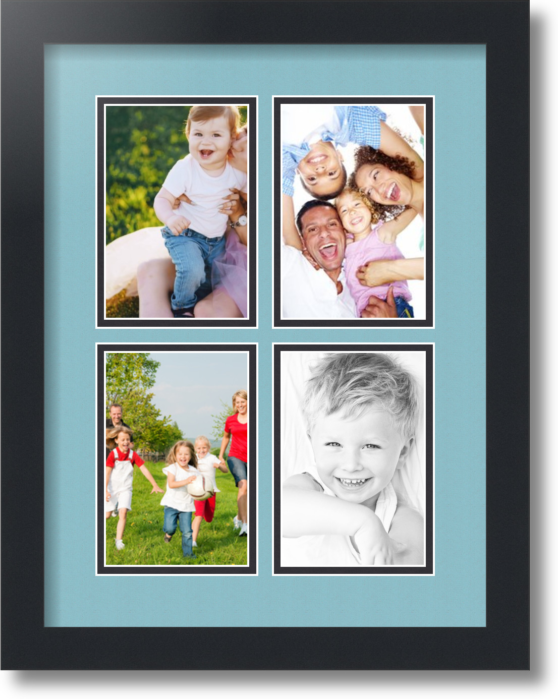 ArtToFrames Collage Mat Picture Photo Frame - 4 4x6