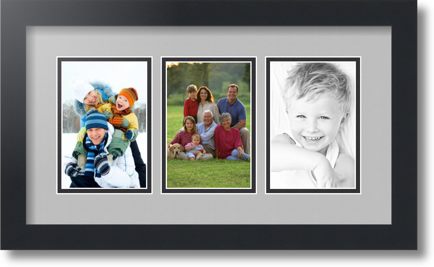 ArtToFrames Collage Mat Picture Photo Frame - 3 4x6