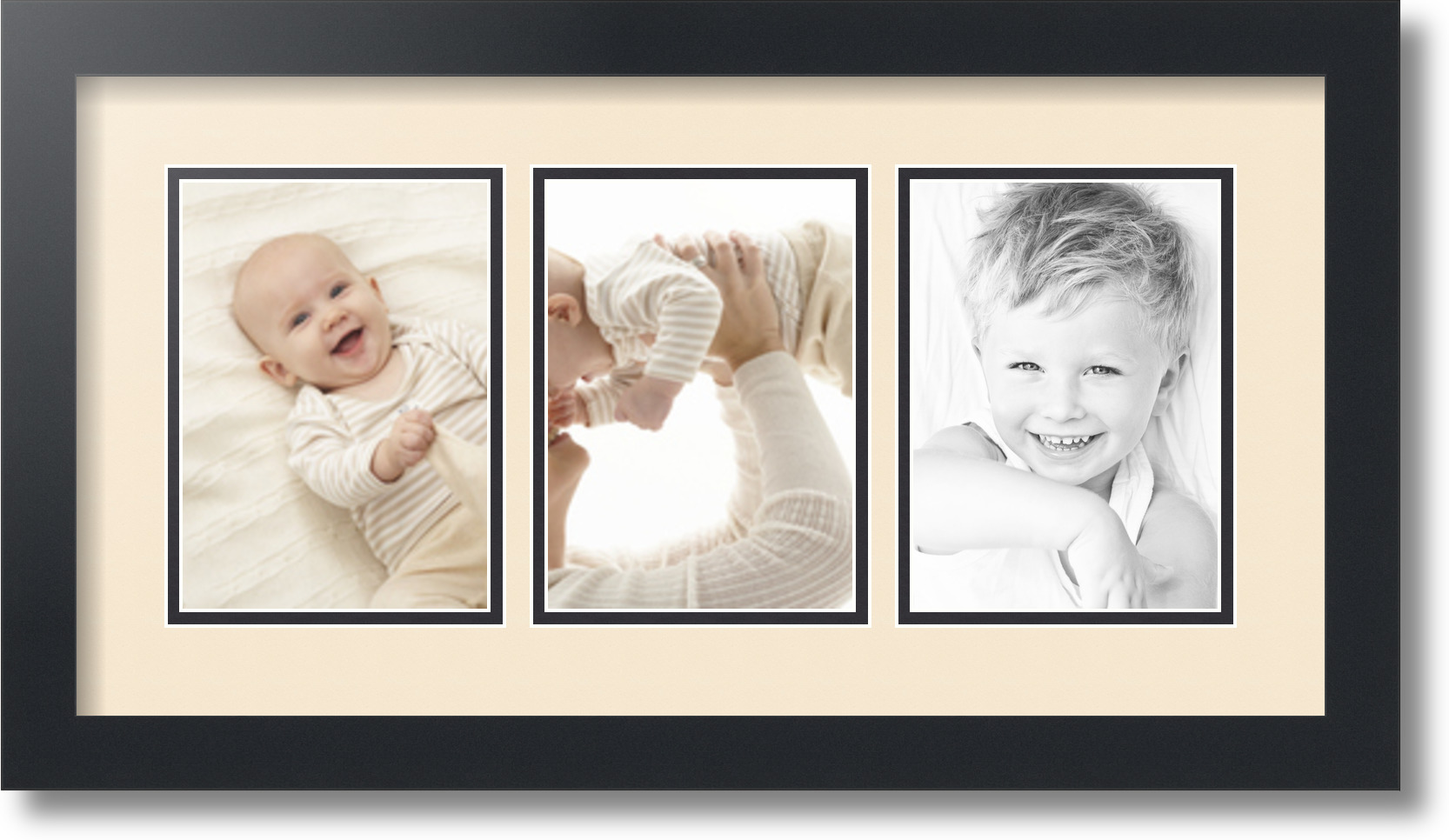 ArtToFrames Collage Mat Picture Photo Frame - 3 5x7