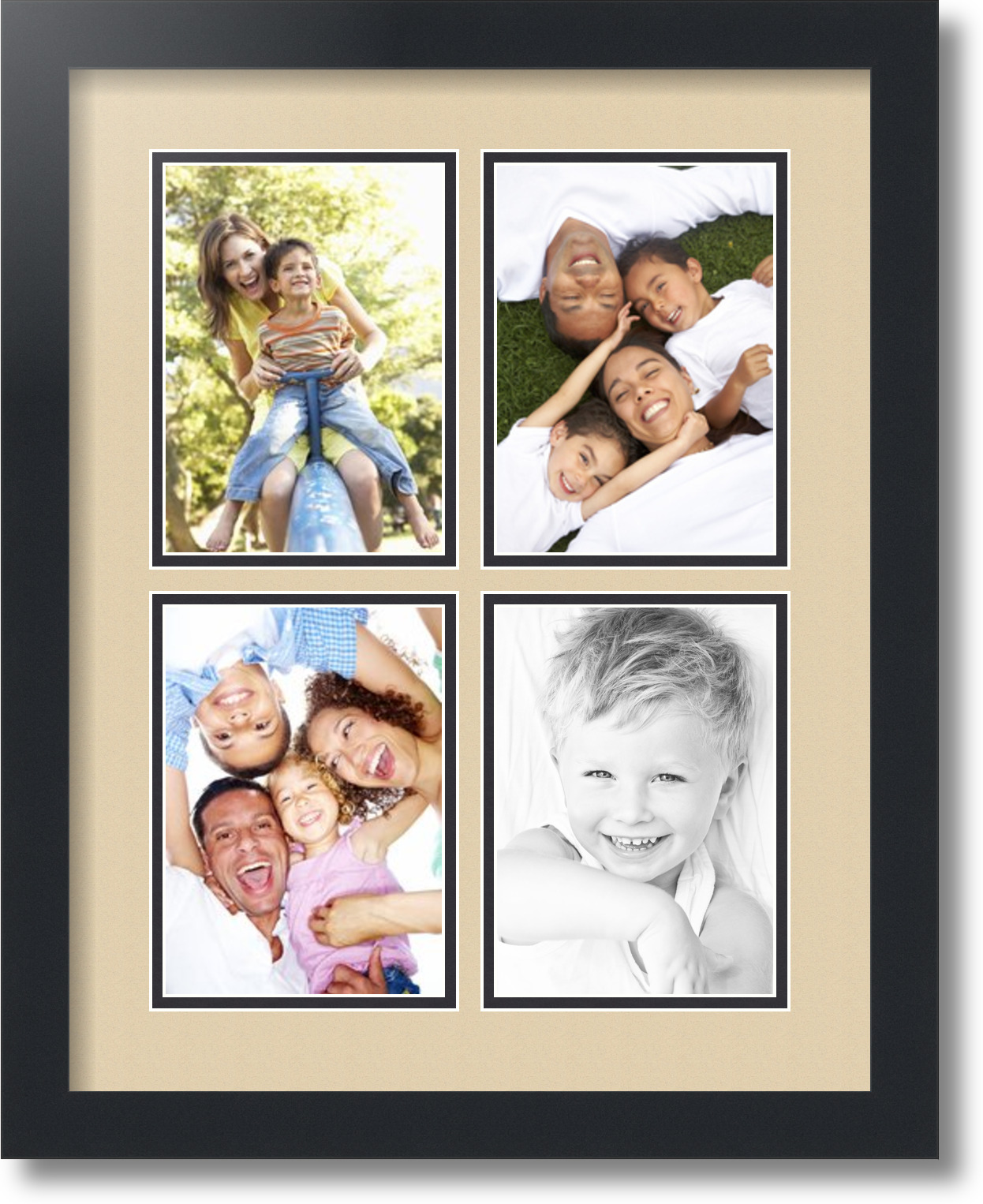 ArtToFrames Collage Mat Picture Photo Frame - 4 5x7