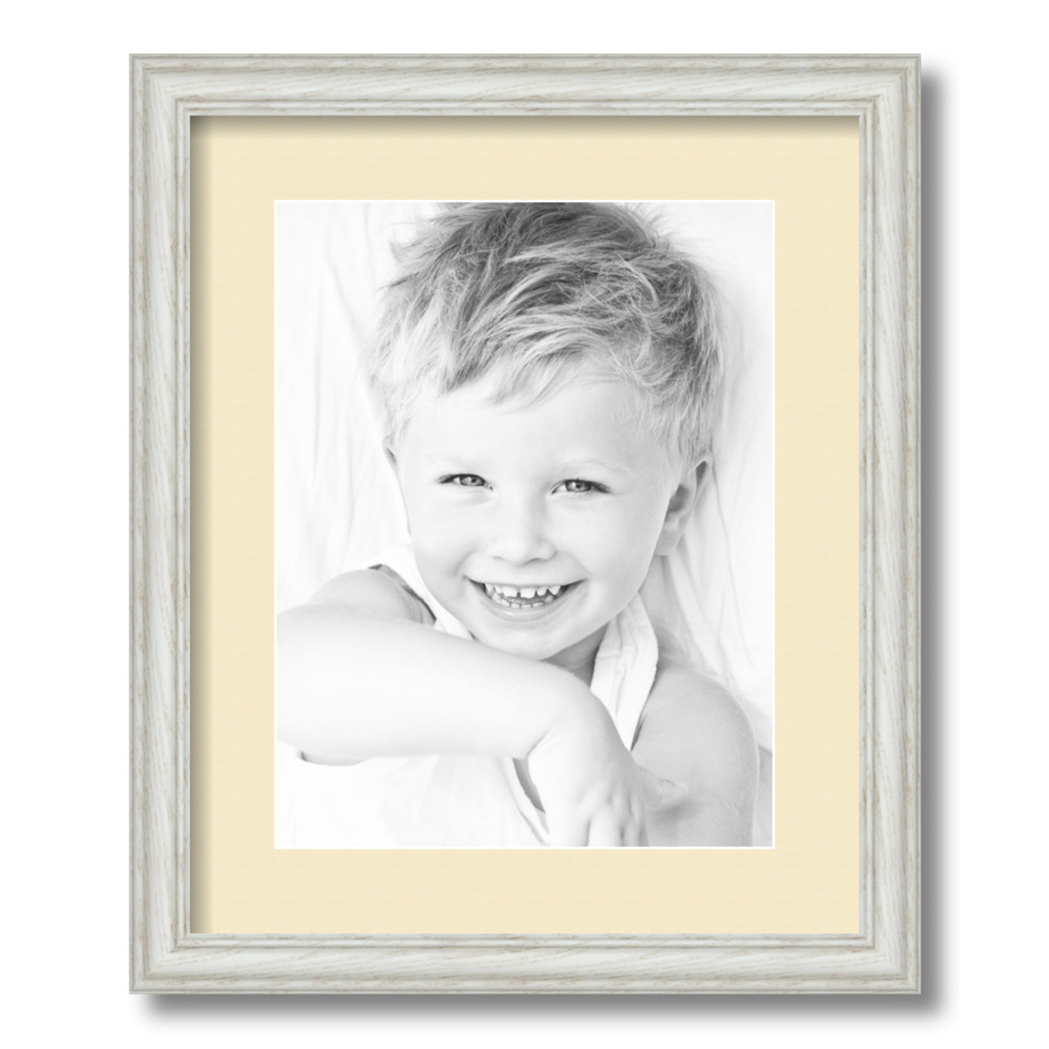 ArtToFrames Matted 14x17 White Picture Frame with 2" Mat, 10x13 Opening 4098