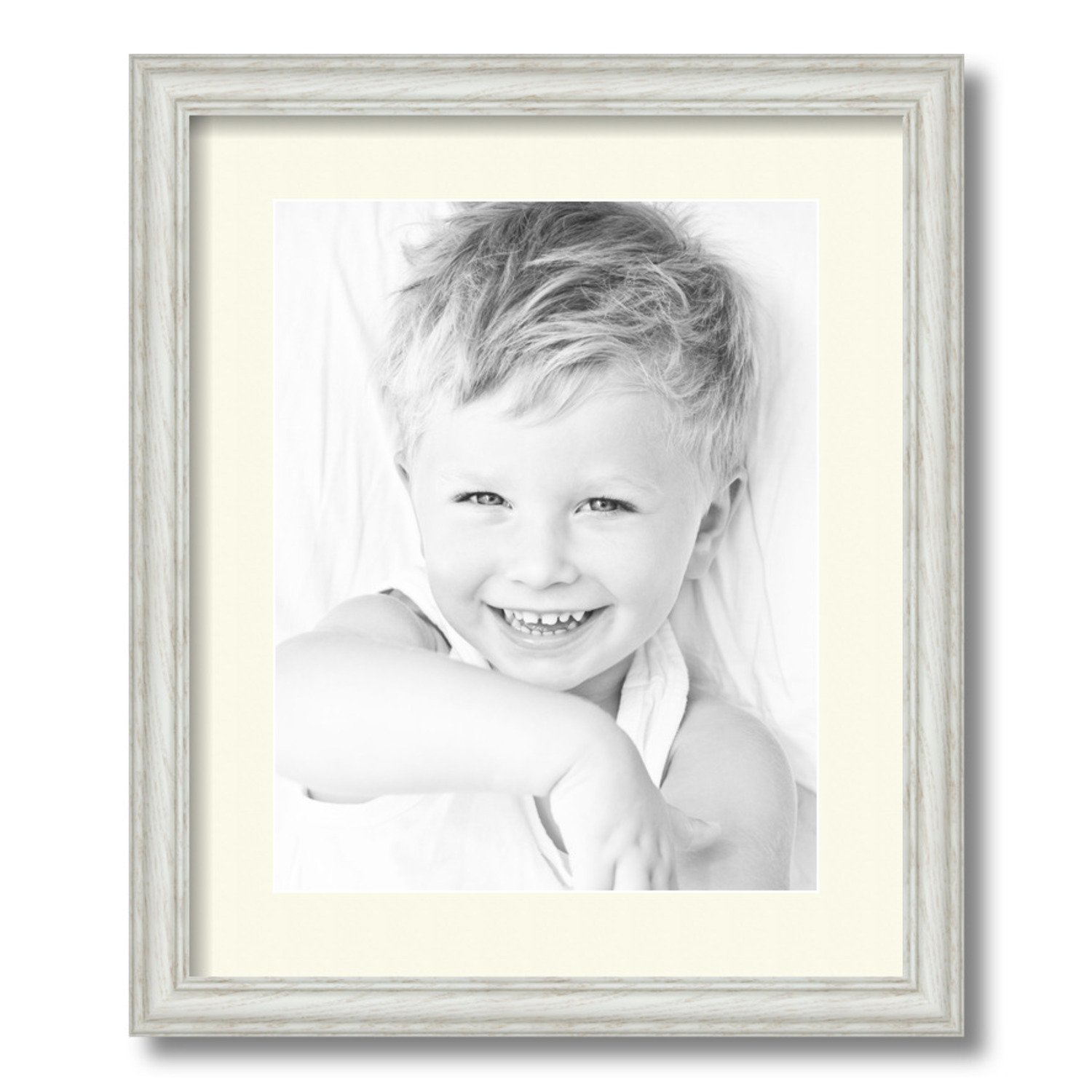 ArtToFrames Matted 15x18 White Picture Frame with 2" Mat, 11x14 Opening 4098