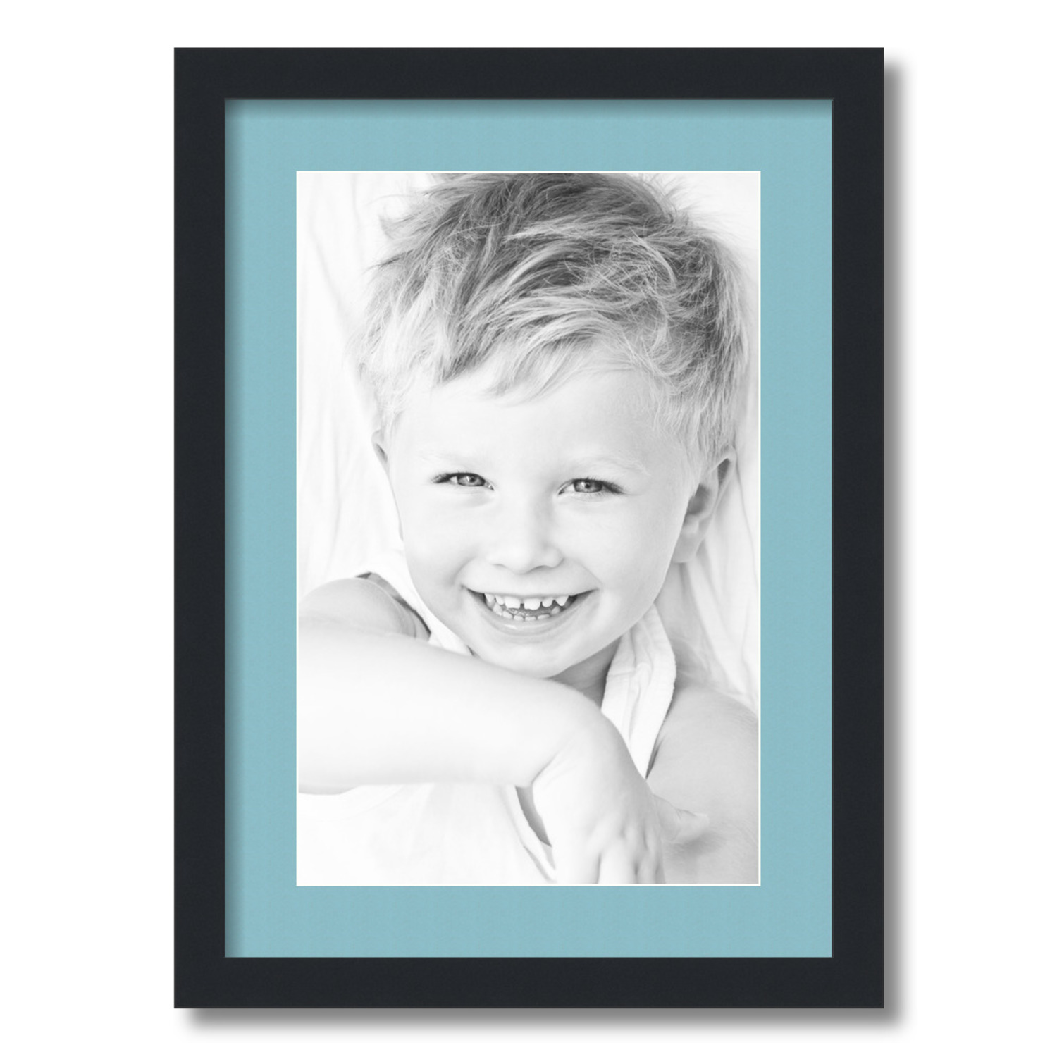 ArtToFrames Matted 15x21 Black Picture Frame with 2" Mat, 11x17 Opening 3926