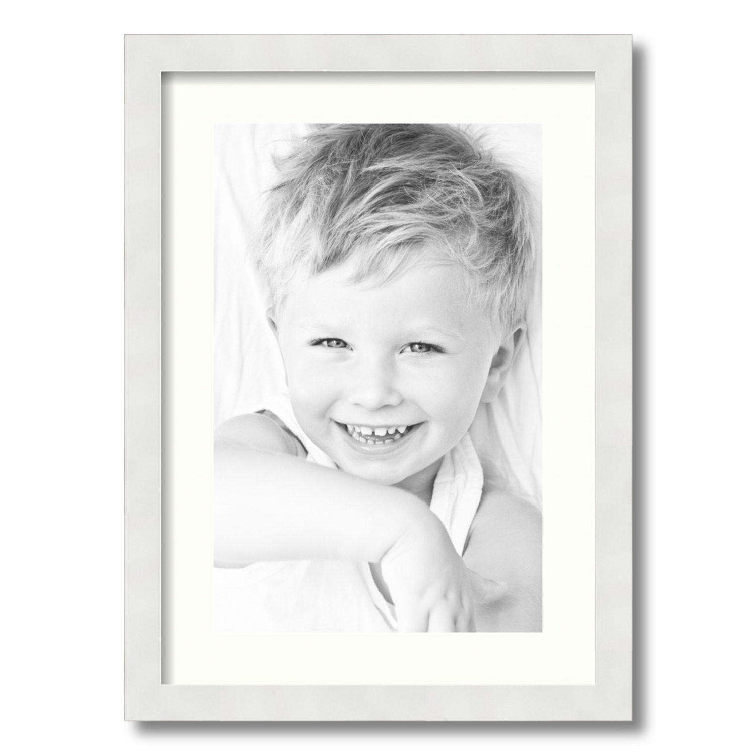 ArtToFrames Matted 15x21 White Picture Frame with 2" Mat, 11x17 Opening 3966