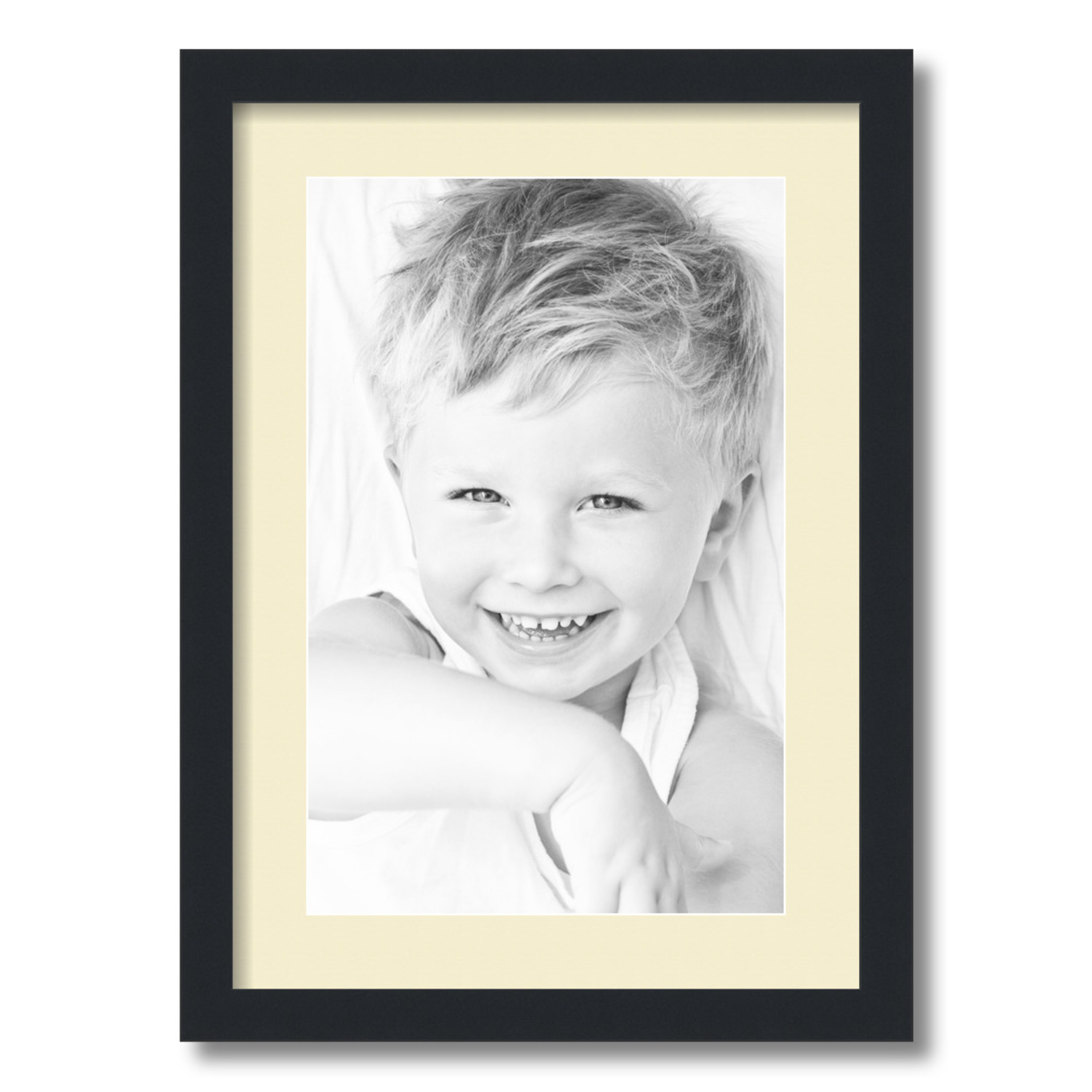 ArtToFrames Matted 15x21 Black Picture Frame with 2" Mat, 11x17 Opening 3926