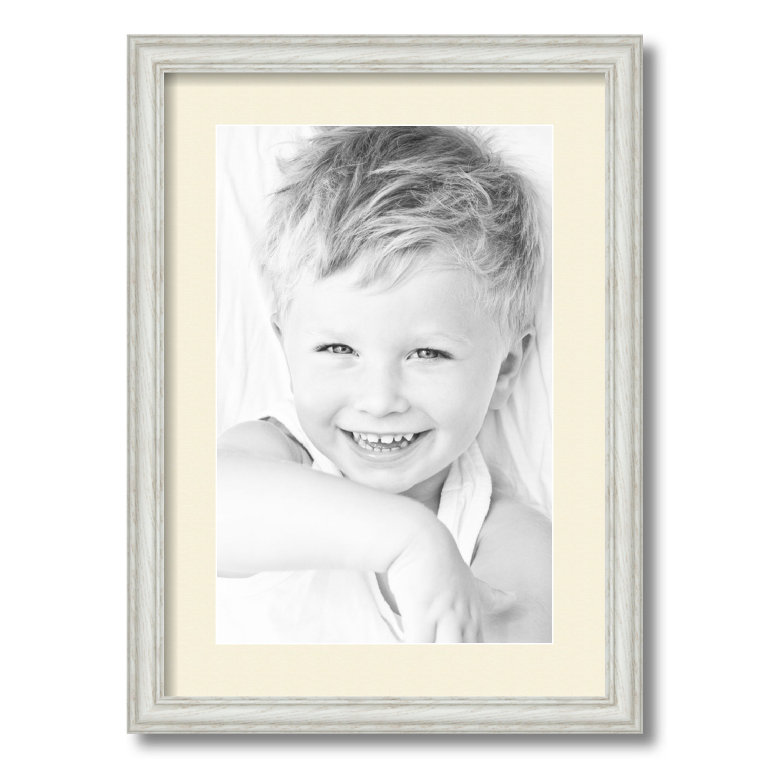 ArtToFrames Matted 15x21 White Picture Frame with 2" Mat, 11x17 Opening 4098