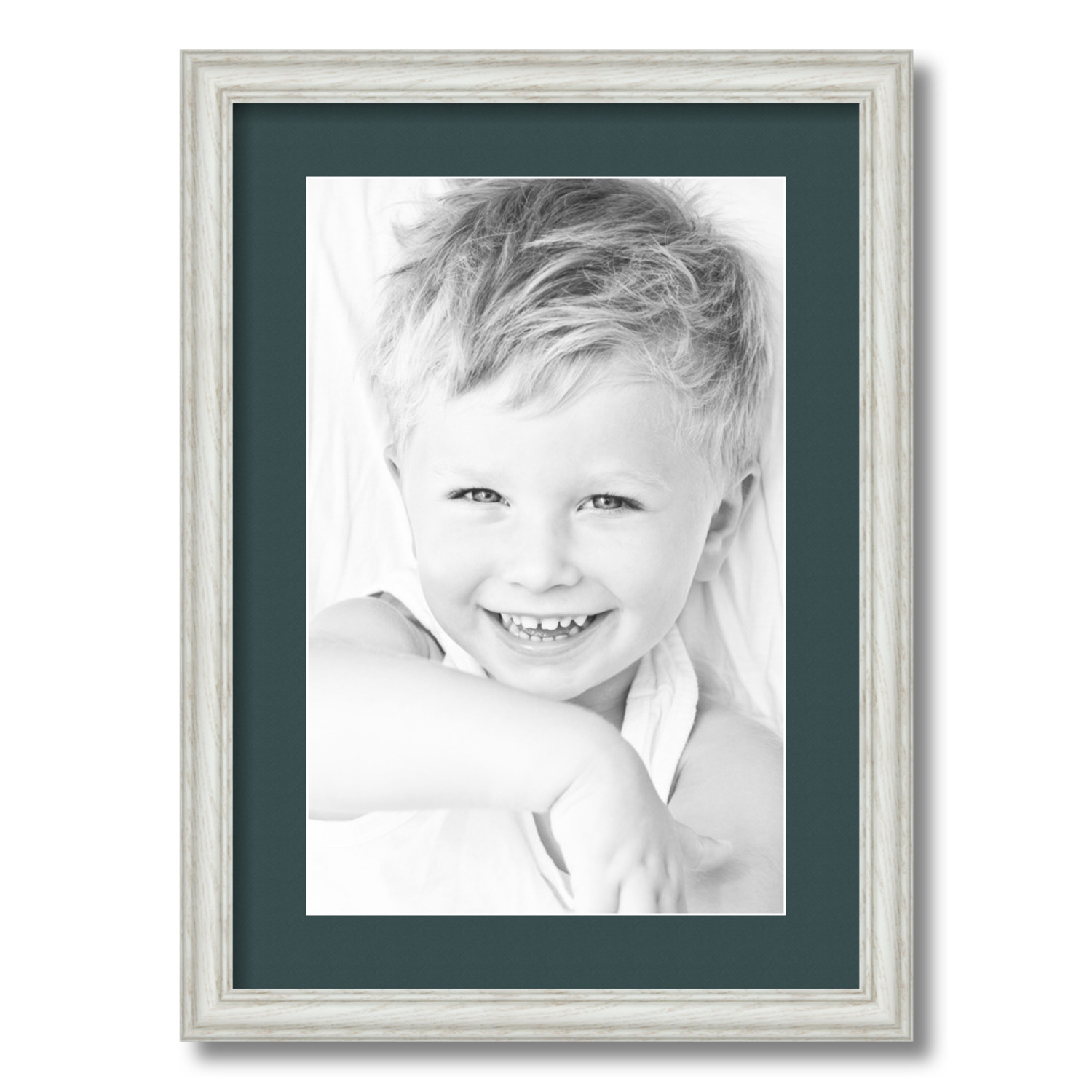 ArtToFrames Matted 15x21 White Picture Frame with 2" Mat, 11x17 Opening 4098