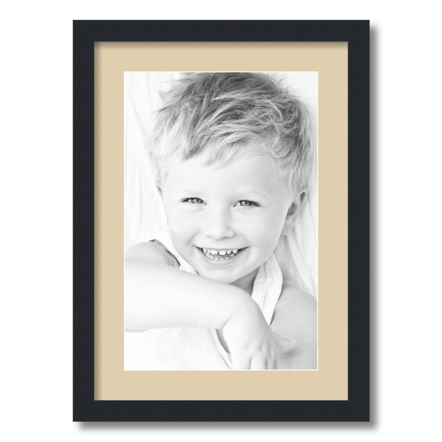 ArtToFrames Matted 15x21 Black Picture Frame with 2" Mat, 11x17 Opening 3926