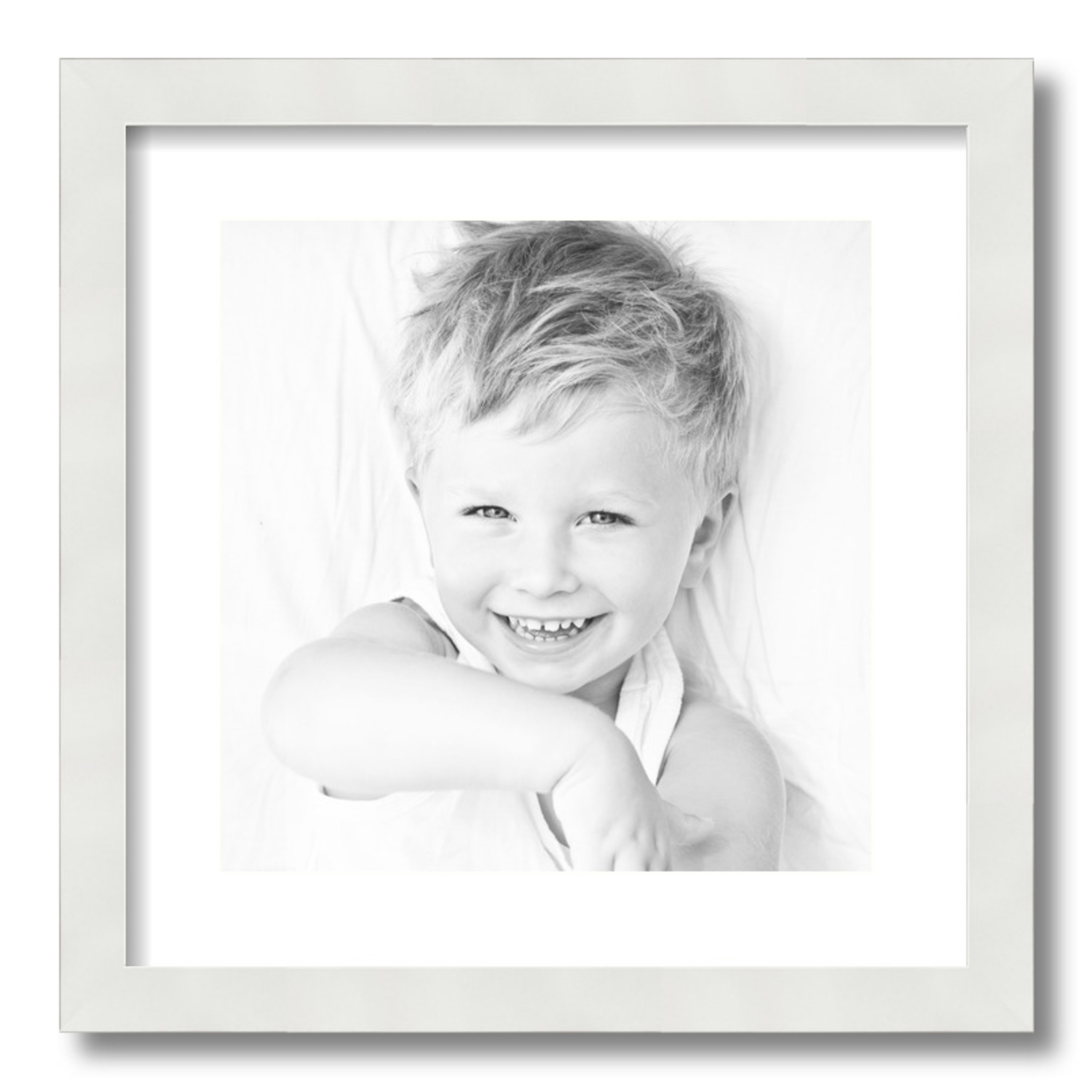 ArtToFrames Matted 16x16 White Picture Frame with 2" Mat, 12x12 Opening 3966 - Picture 418 of 489