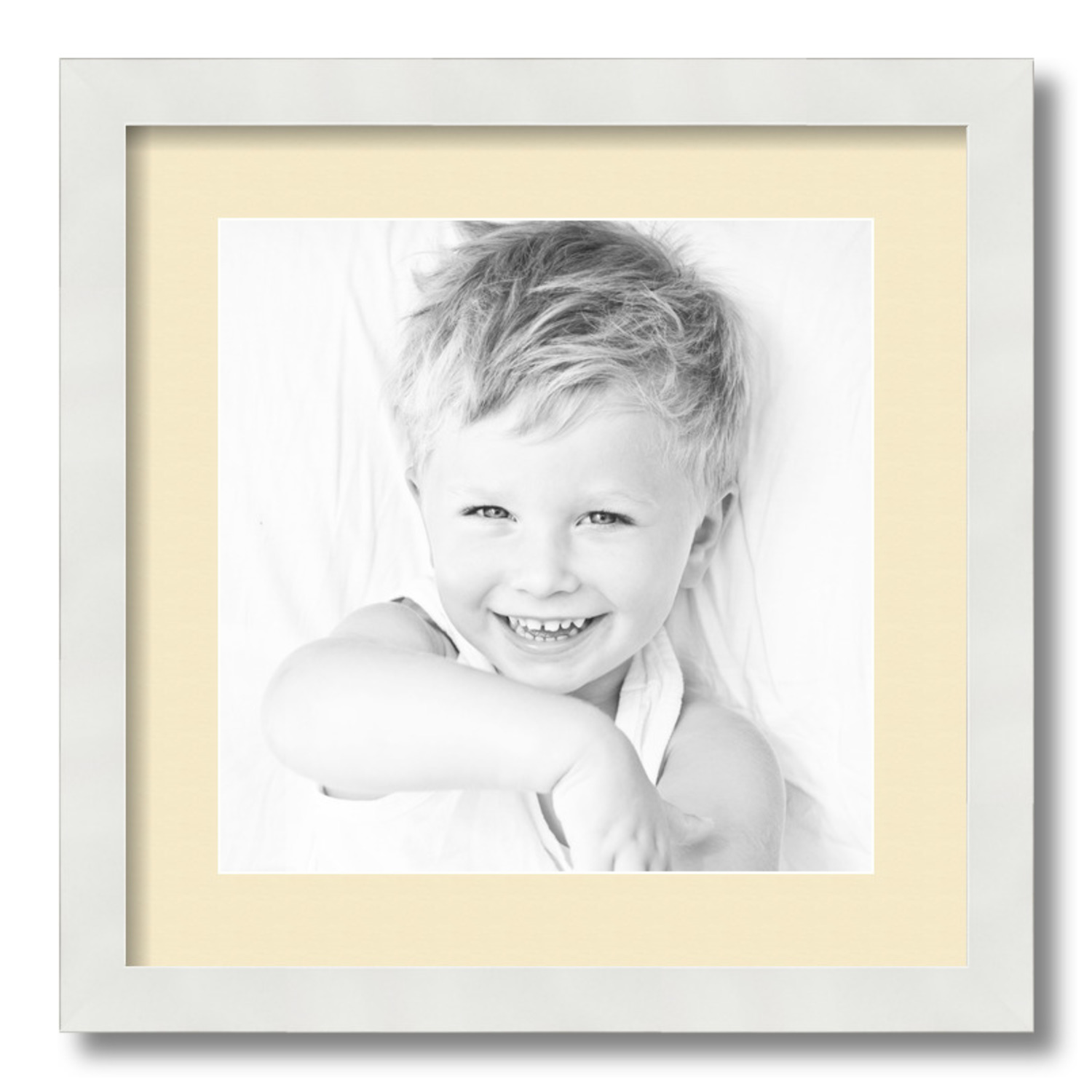 ArtToFrames Matted 16x16 White Picture Frame with 2" Mat, 12x12 Opening 3966 - Picture 410 of 489
