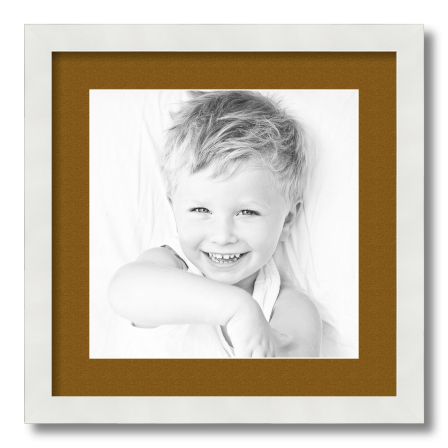 ArtToFrames Matted 16x16 White Picture Frame with 2" Mat, 12x12 Opening 3966 - Picture 170 of 489
