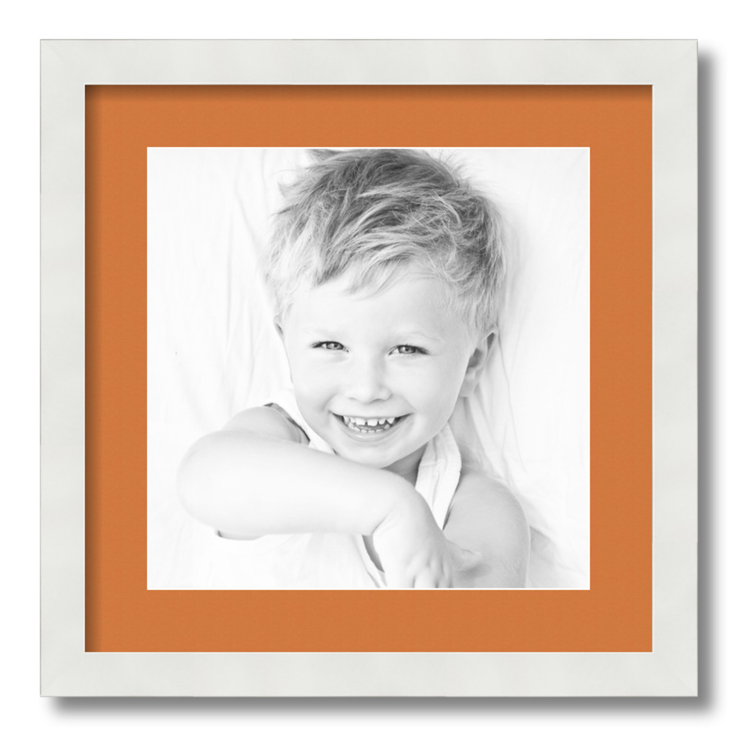 ArtToFrames Matted 16x16 White Picture Frame with 2" Mat, 12x12 Opening 3966 - Picture 290 of 489