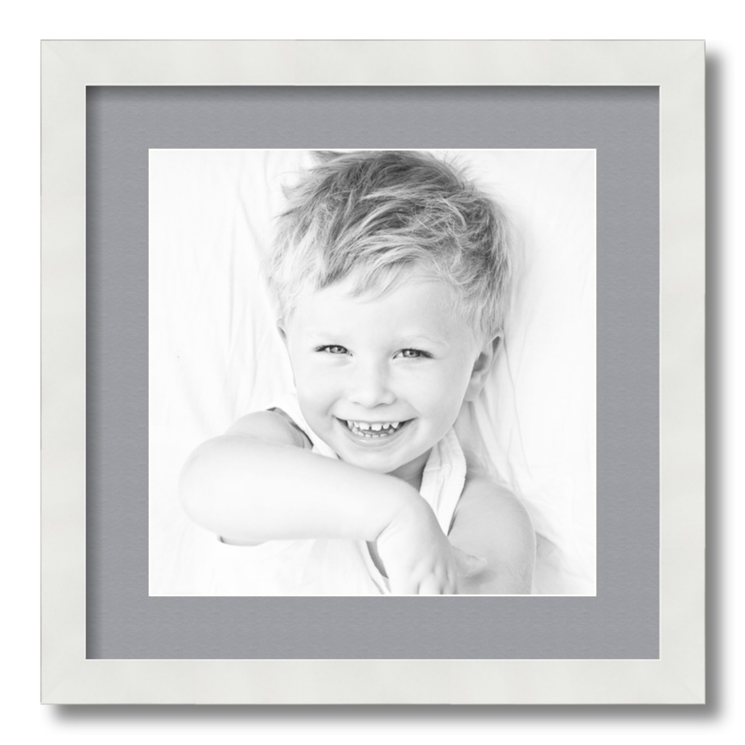 ArtToFrames Matted 16x16 White Picture Frame with 2" Mat, 12x12 Opening 3966 - Picture 378 of 489