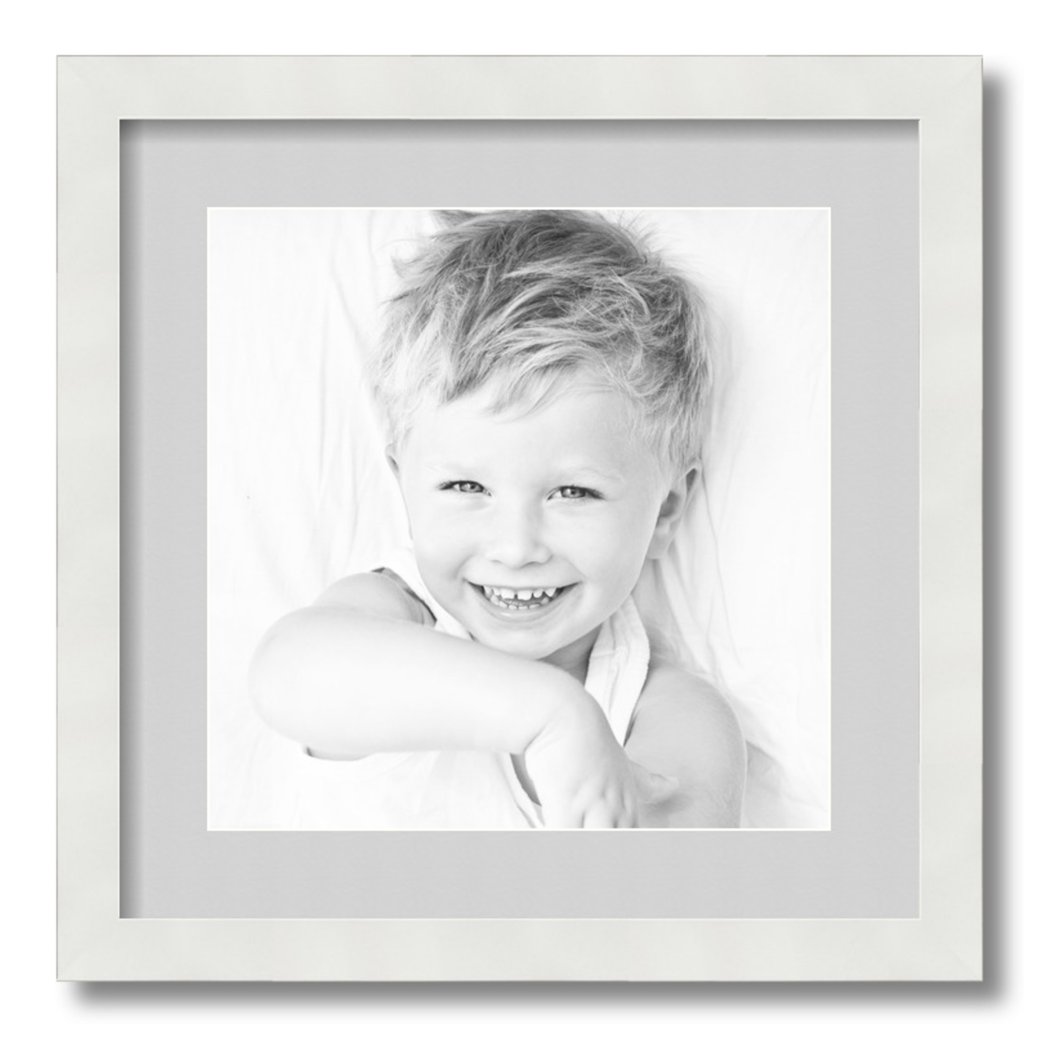 ArtToFrames Matted 16x16 White Picture Frame with 2" Mat, 12x12 Opening 3966 - Picture 218 of 489