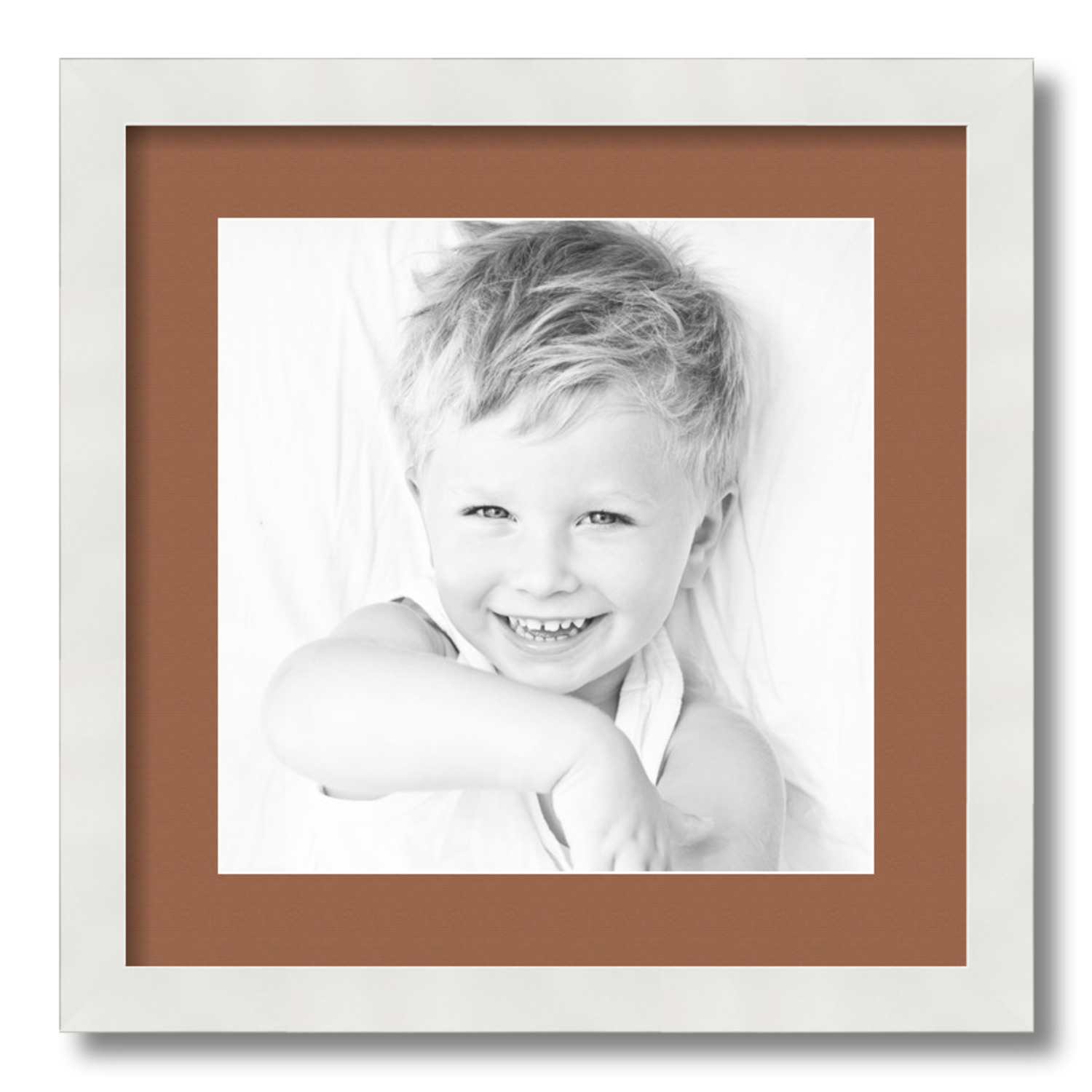 ArtToFrames Matted 16x16 White Picture Frame with 2" Mat, 12x12 Opening 3966 - Picture 122 of 489