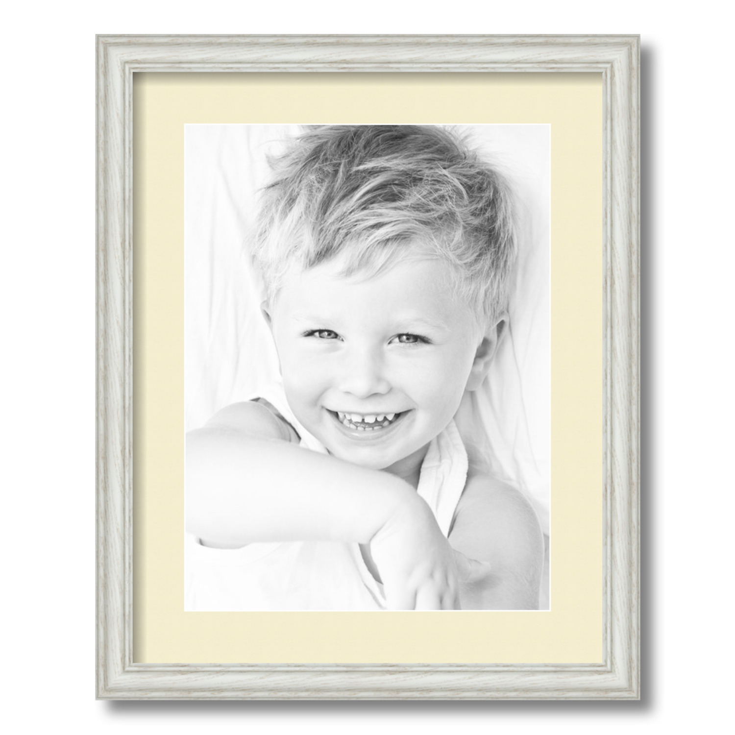 ArtToFrames Matted 16x20 White Picture Frame with 2" Mat, 12x16 Opening 4098