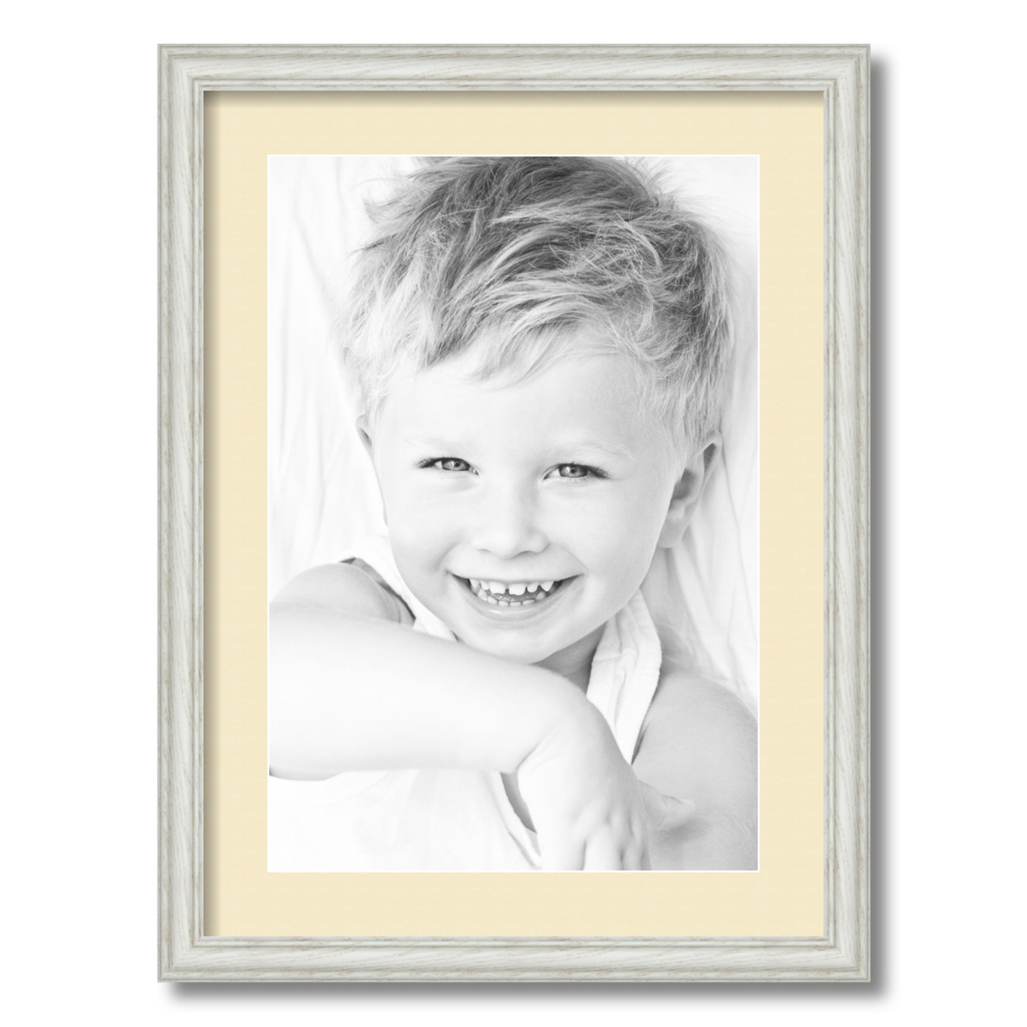 ArtToFrames Matted 17x23 White Picture Frame with 2" Mat, 13x19 Opening 4098