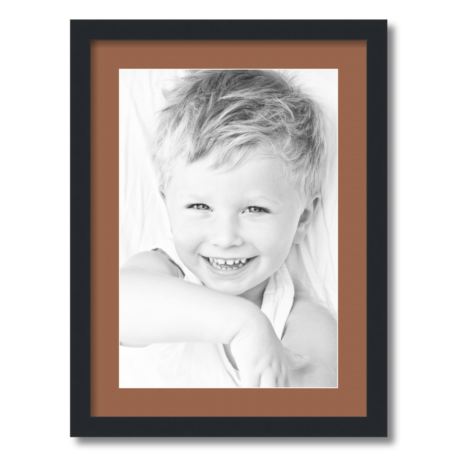 ArtToFrames Matted 17x23 Black Picture Frame with 2" Mat, 13x19 Opening 3926